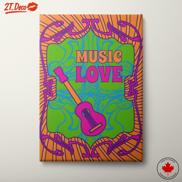 Vibrant Music Love Art