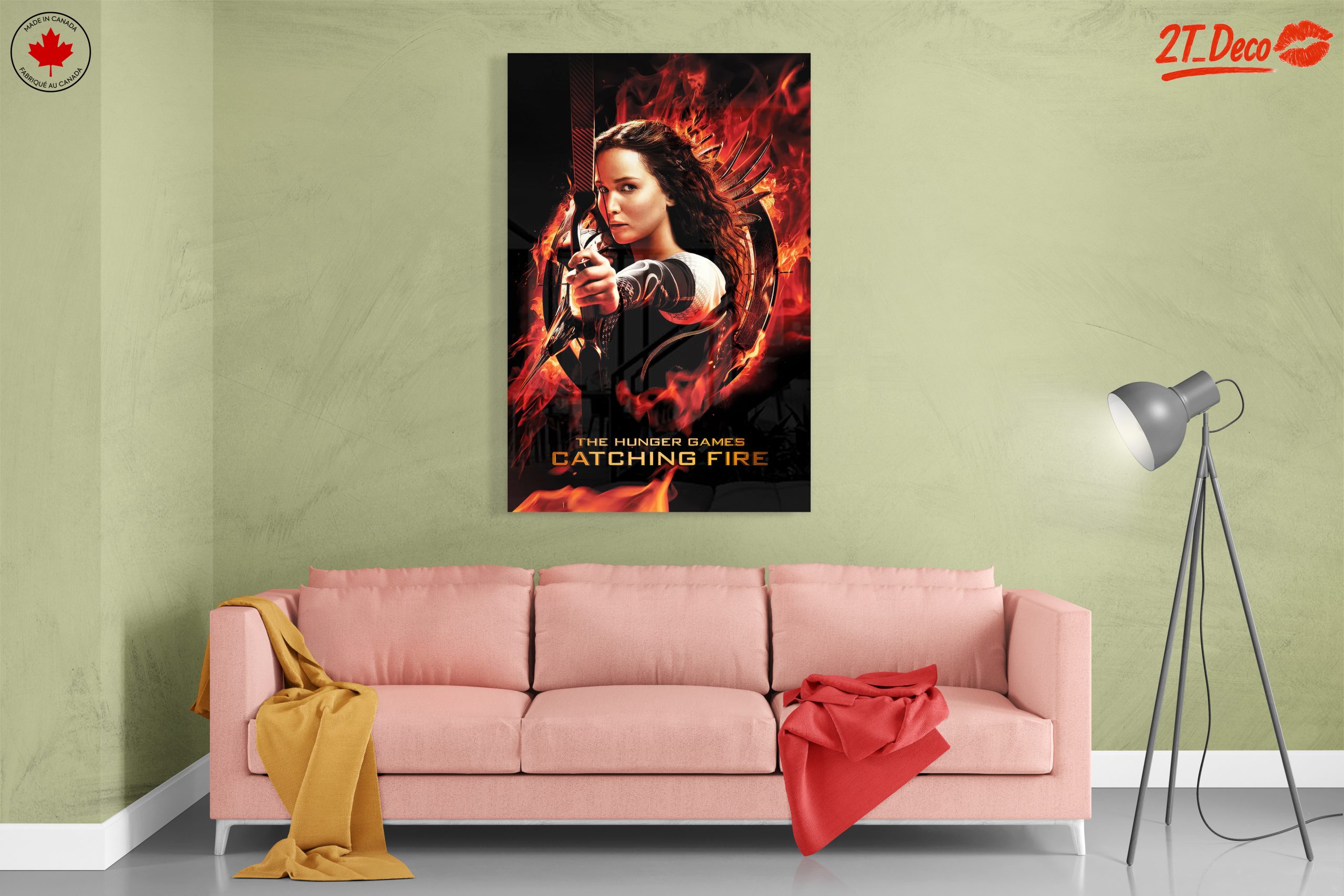 Dramatic Anime Character with Fire Background - Image 7