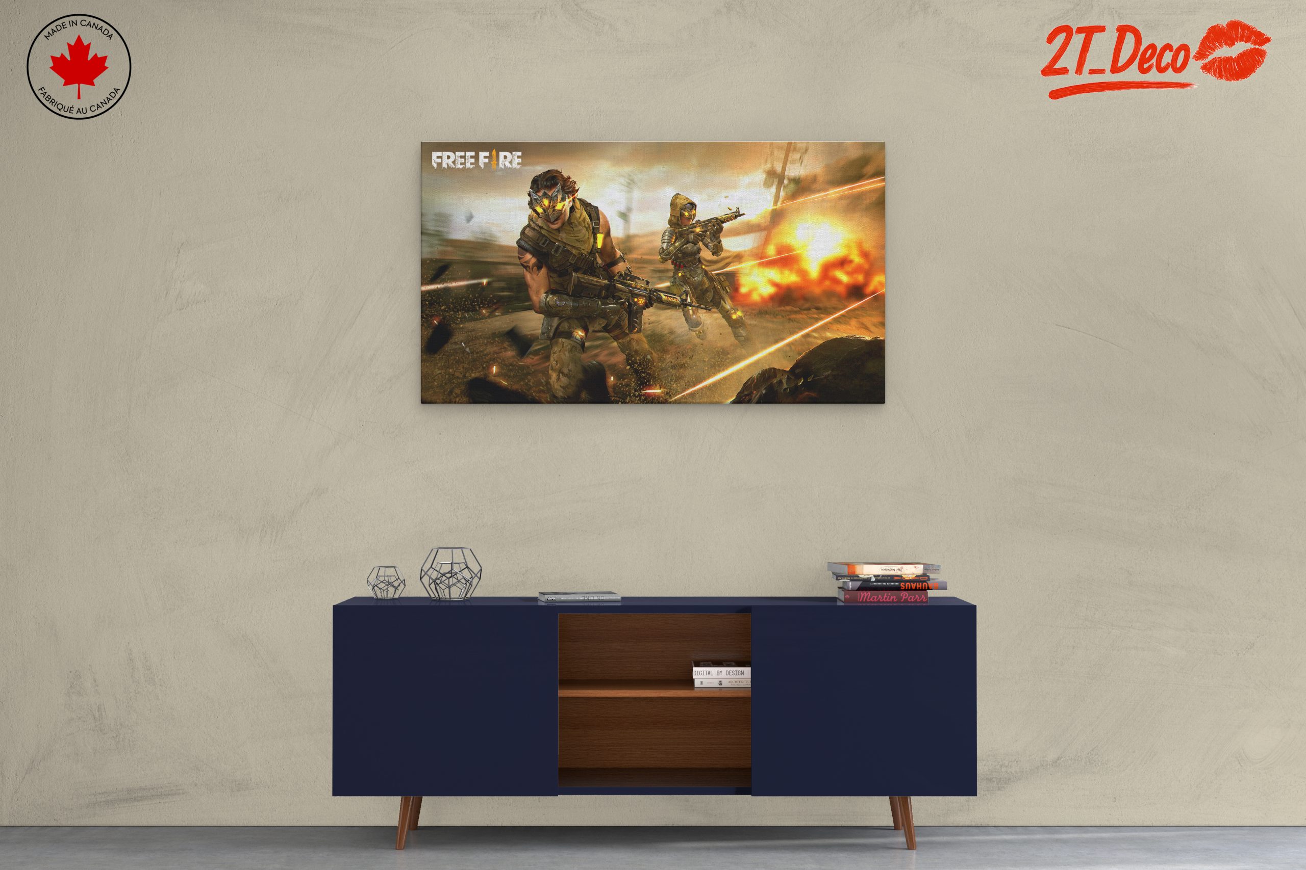 Action Packed Free Fire Game Art - Image 3