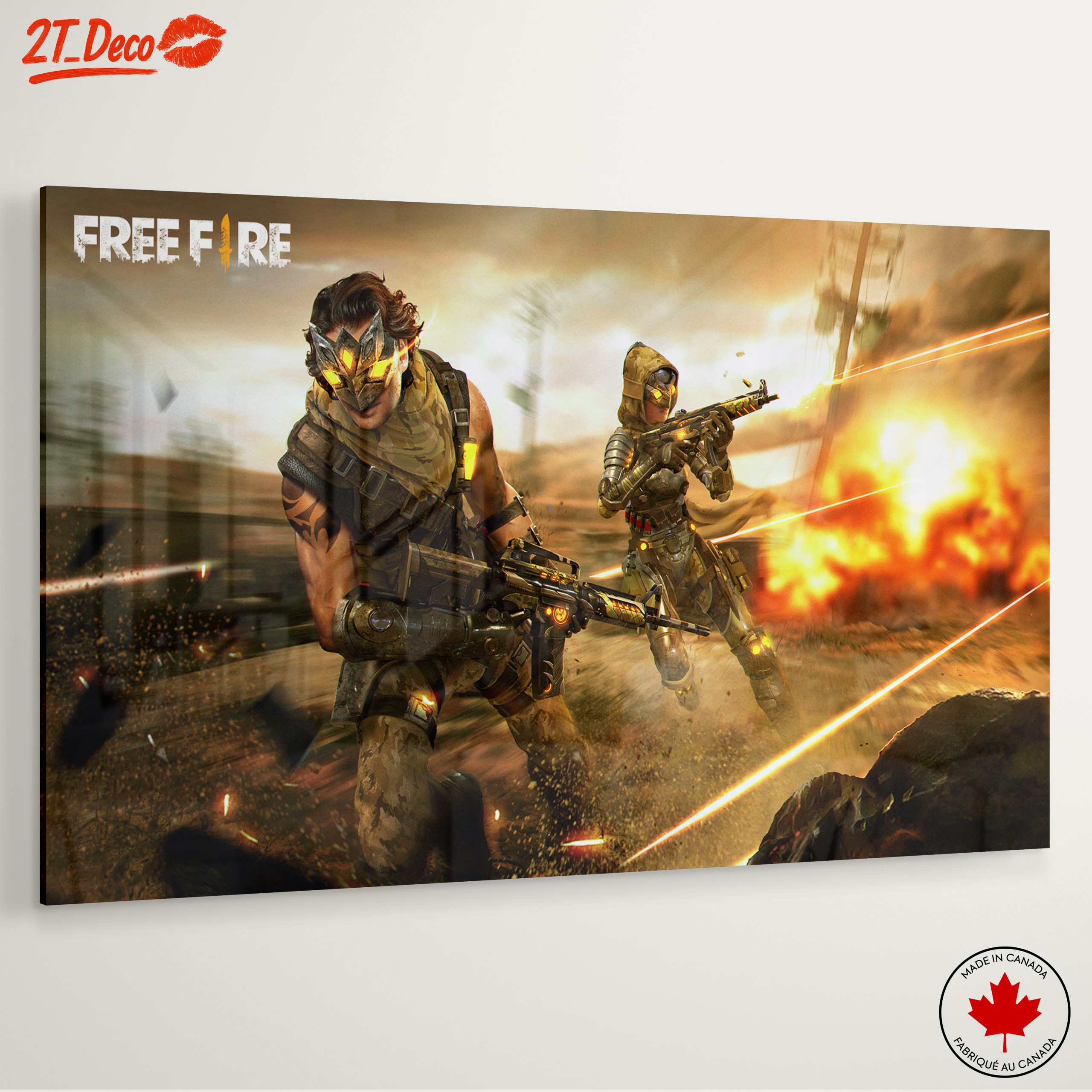 Action Packed Free Fire Game Art - Image 6