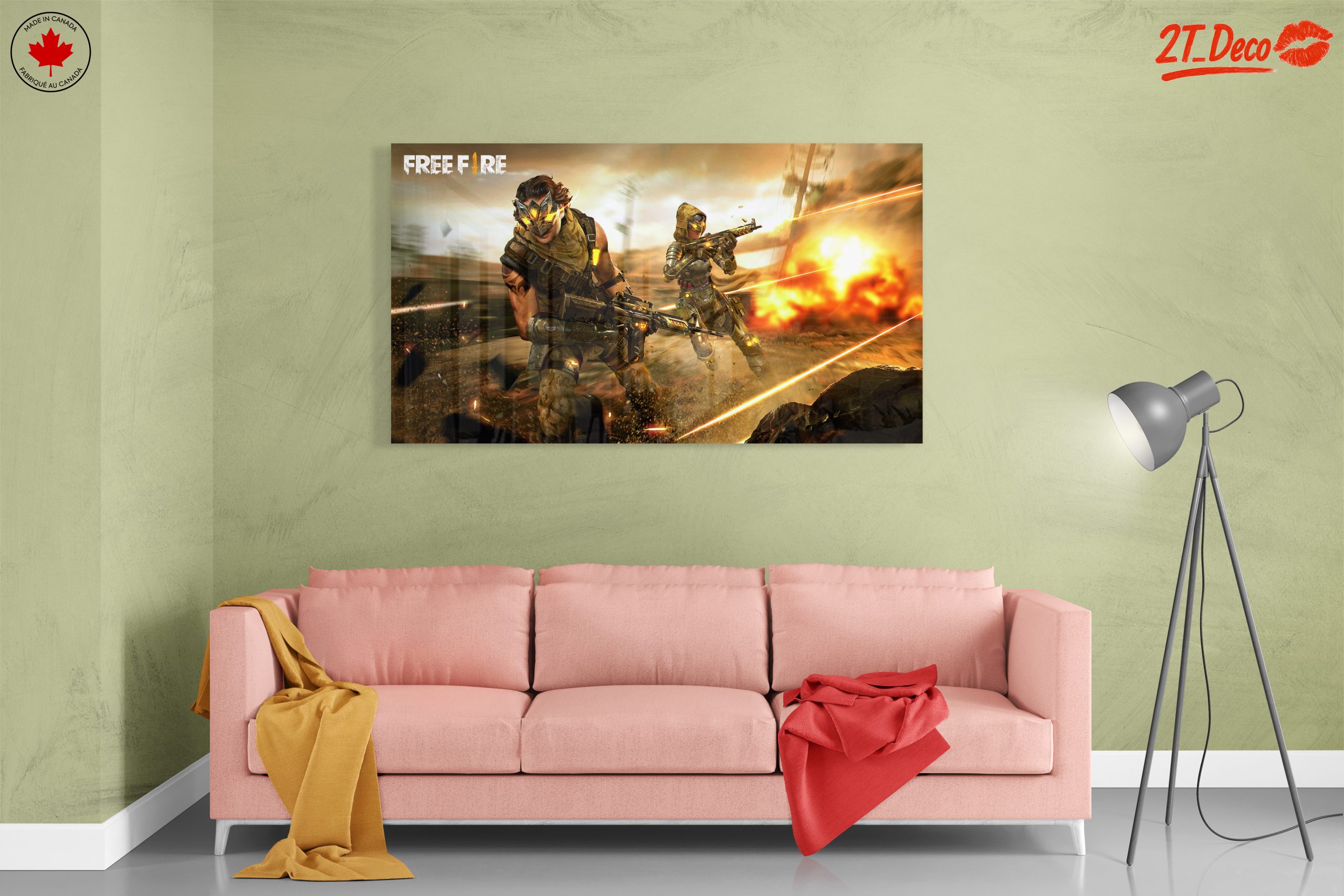 Action Packed Free Fire Game Art - Image 7
