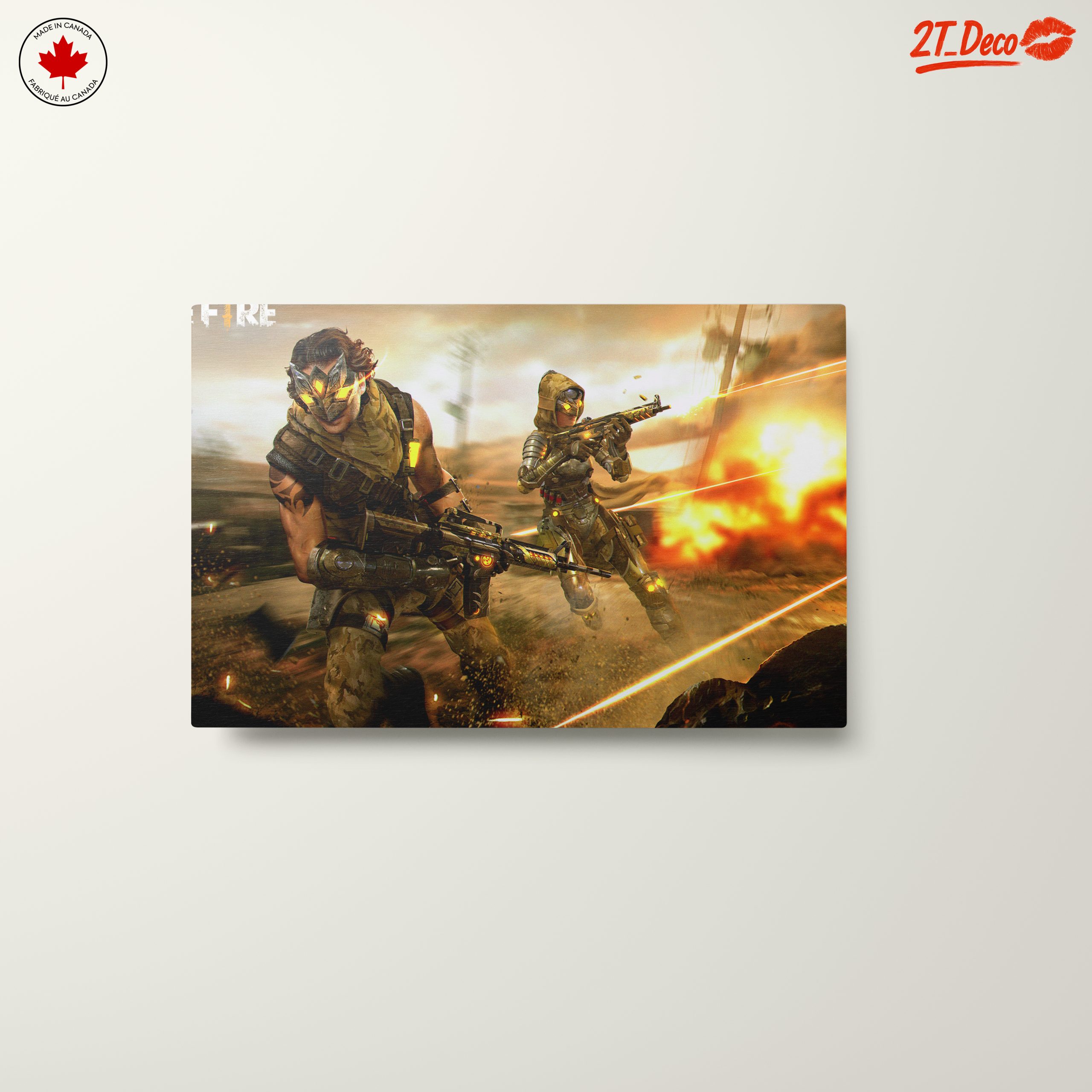 Action Packed Free Fire Game Art - Image 10