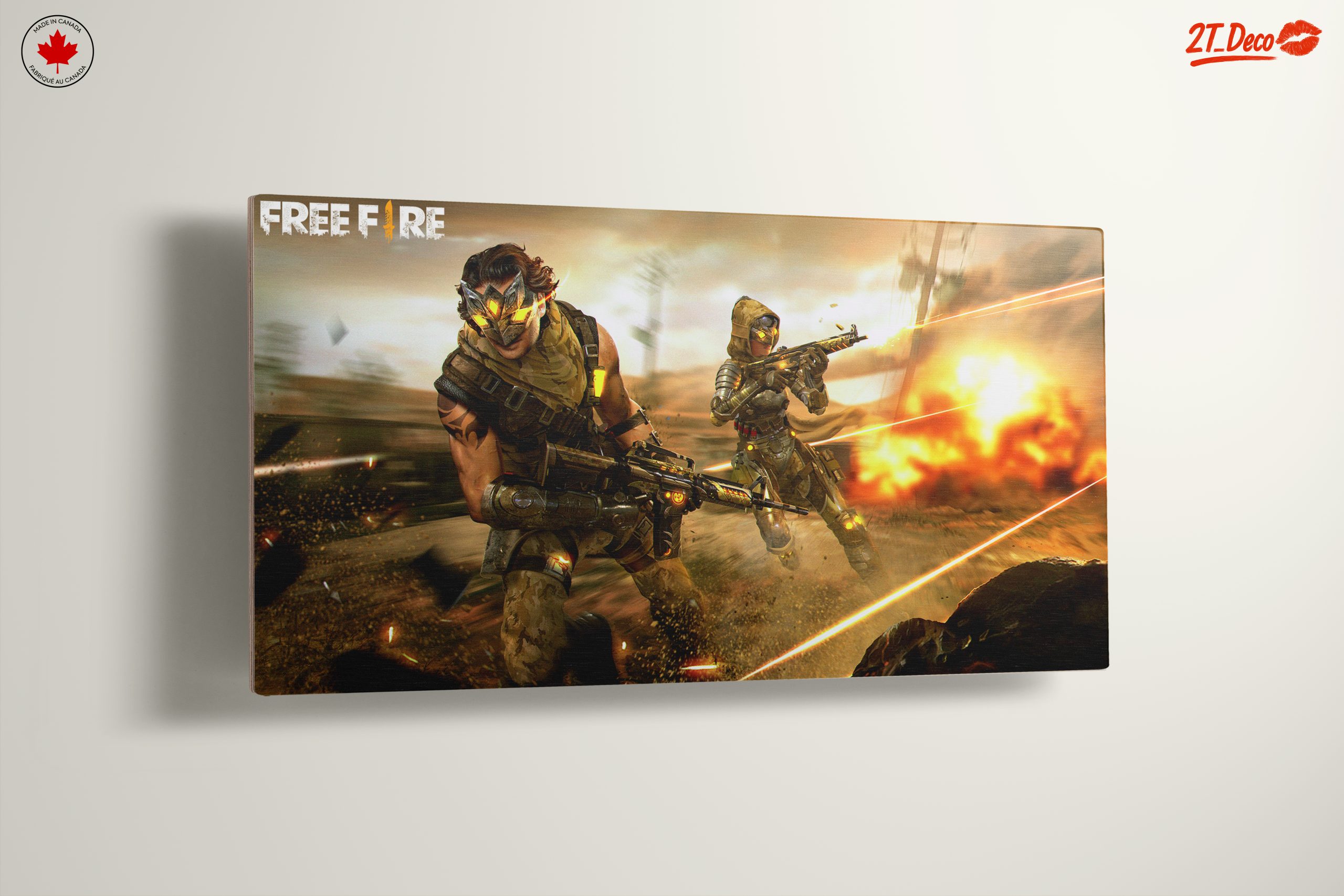 Action Packed Free Fire Game Art - Image 13