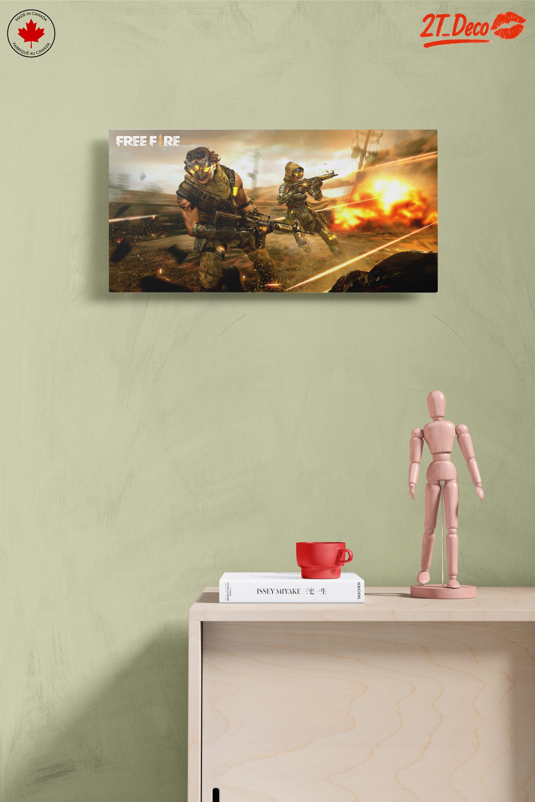Action Packed Free Fire Game Art - Image 14