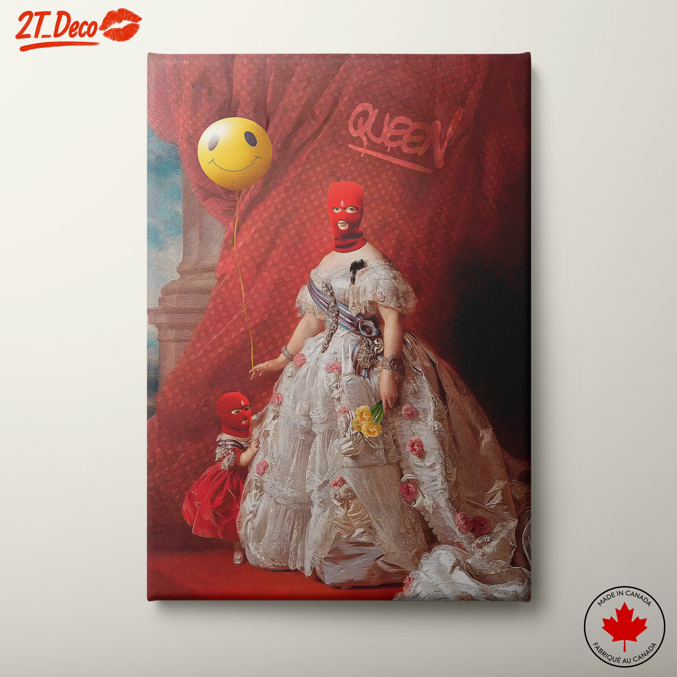 Contemporary Art Depicting Characters in Unique Context