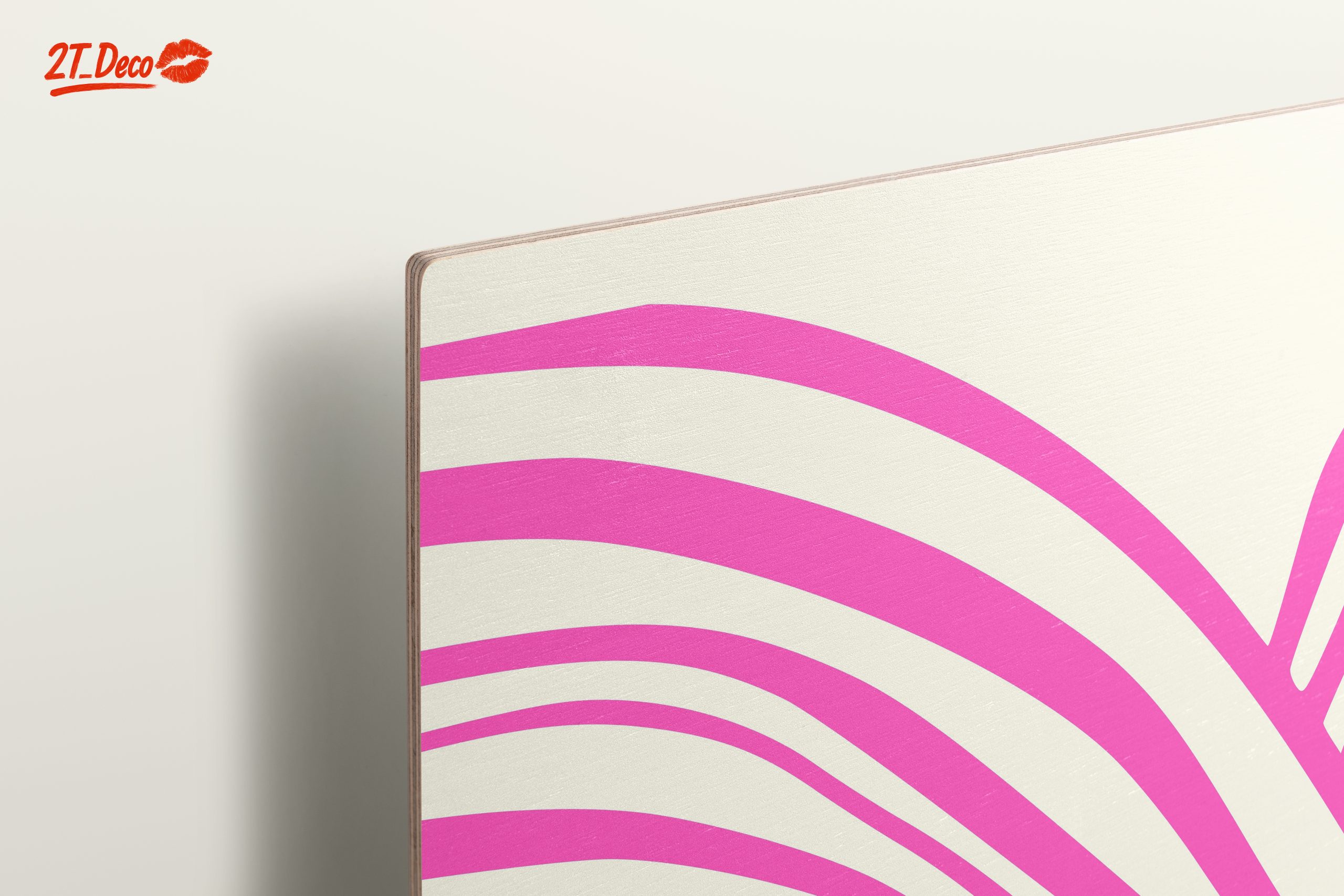 Pink Lines Abstract Art - Image 15