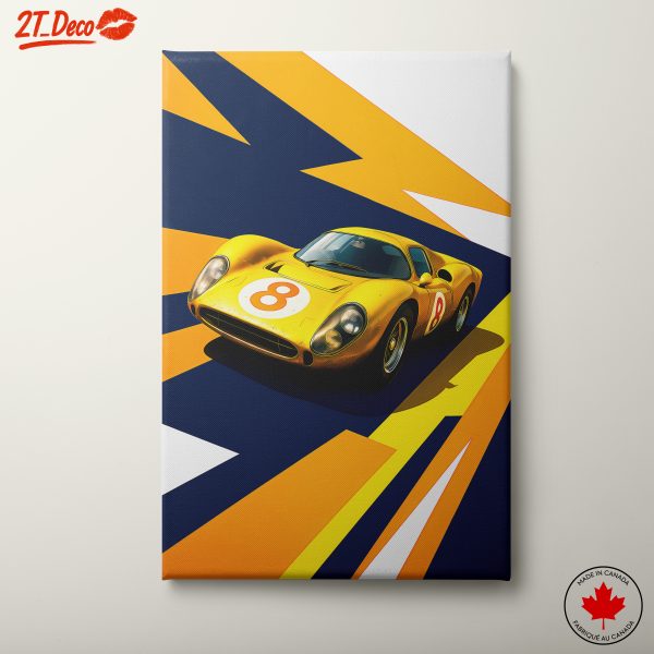 Vintage Racing Car Artwork