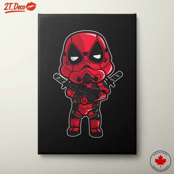 Chibi Style Deadpool Character Art