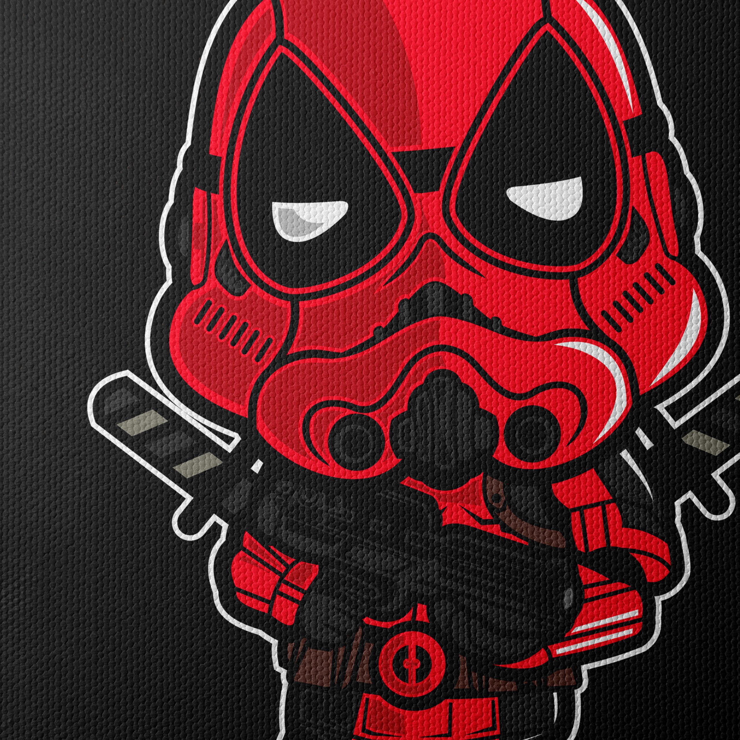 Chibi Style Deadpool Character Art - Image 4