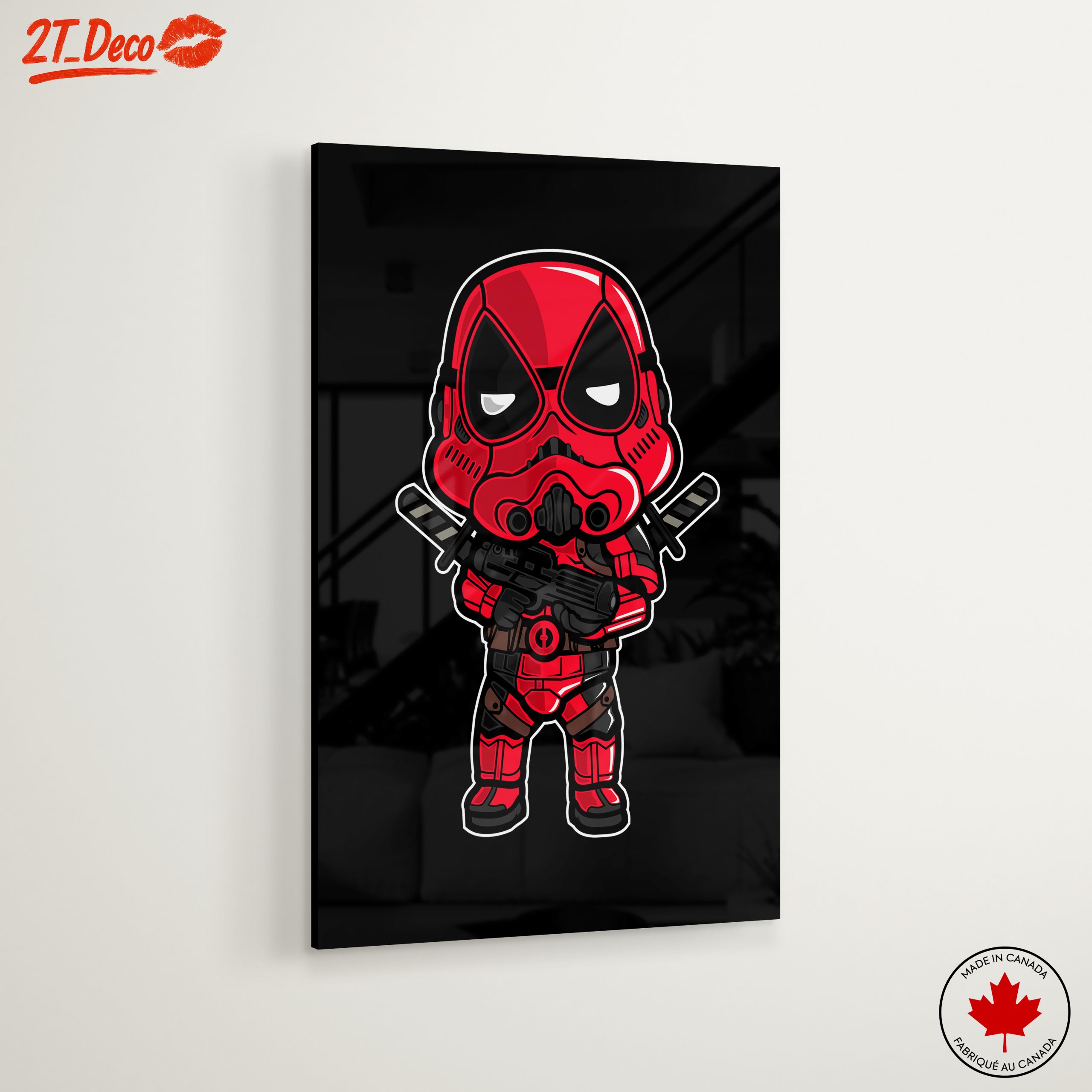 Chibi Style Deadpool Character Art - Image 6
