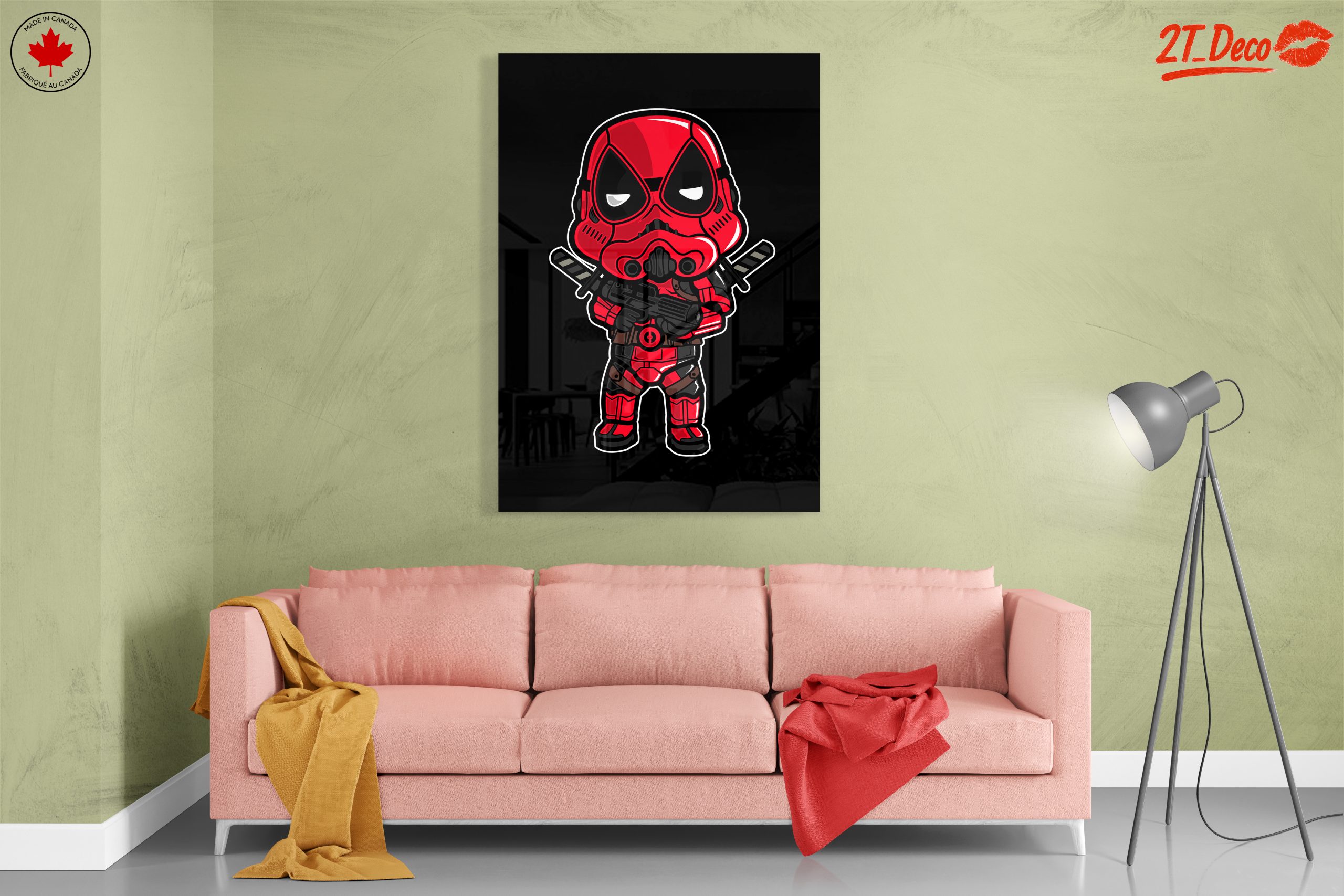 Chibi Style Deadpool Character Art - Image 7