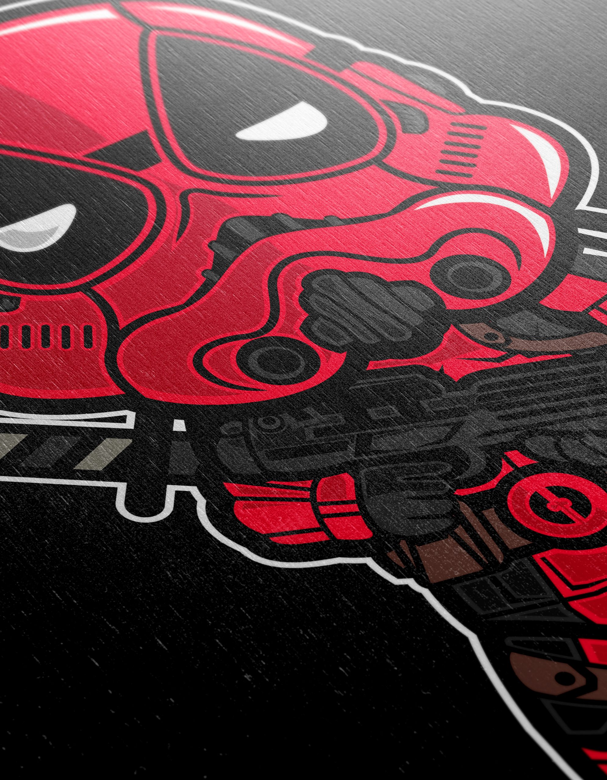 Chibi Style Deadpool Character Art - Image 12