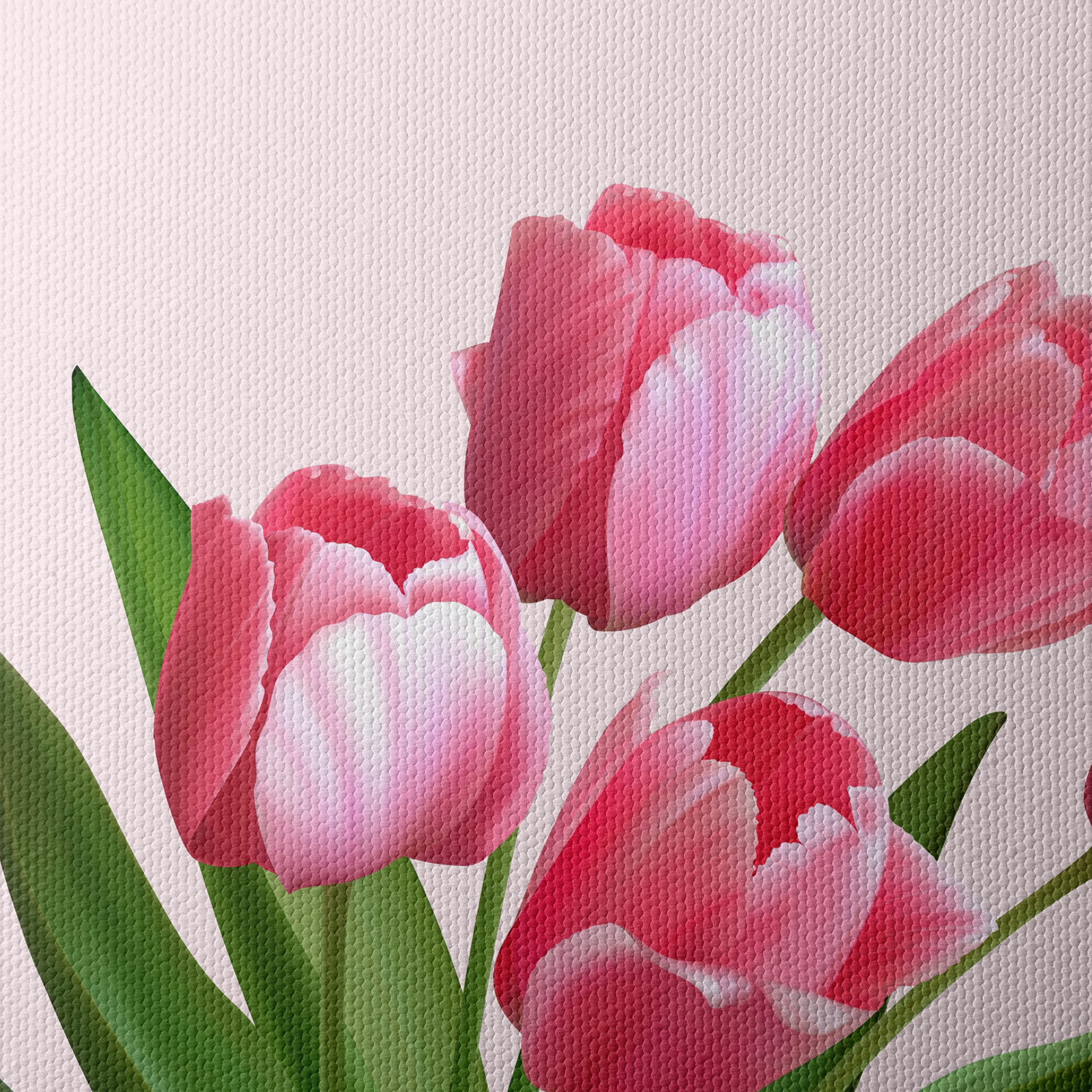 Pink Tulip Bouquet on Soft Background - Image 4