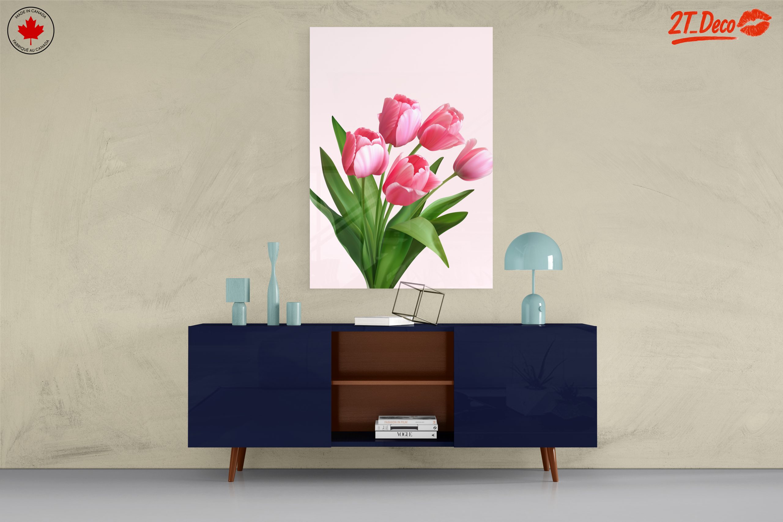 Pink Tulip Bouquet on Soft Background - Image 8