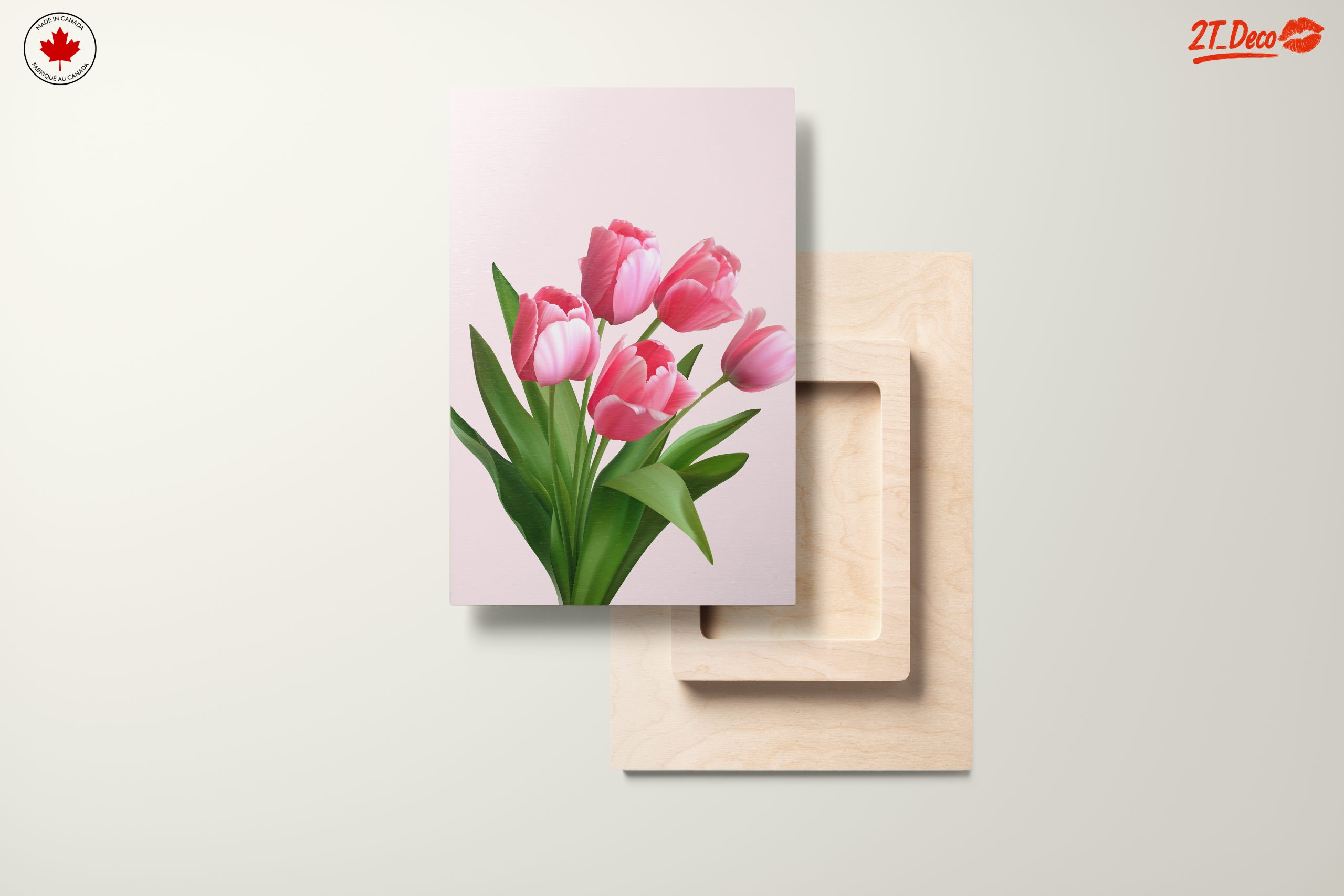 Pink Tulip Bouquet on Soft Background - Image 11