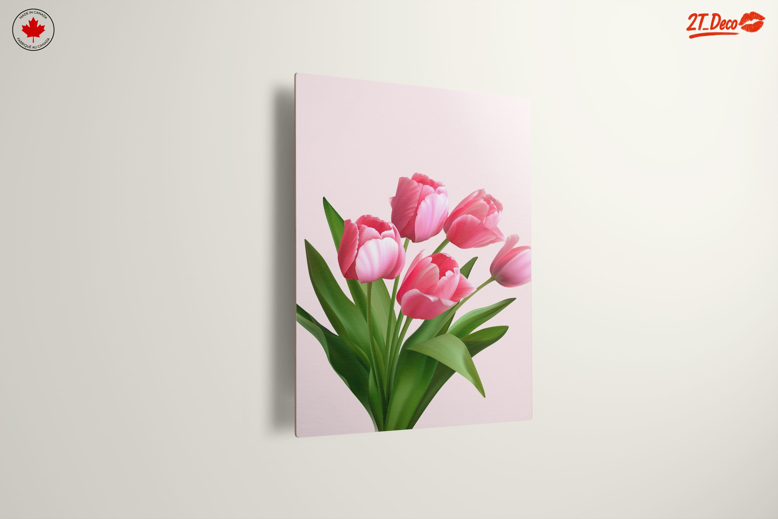 Pink Tulip Bouquet on Soft Background - Image 13