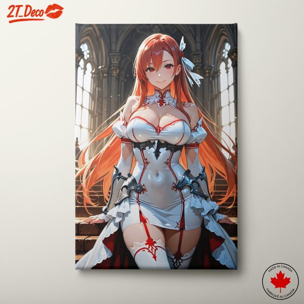 Captivating Anime Character in Tower