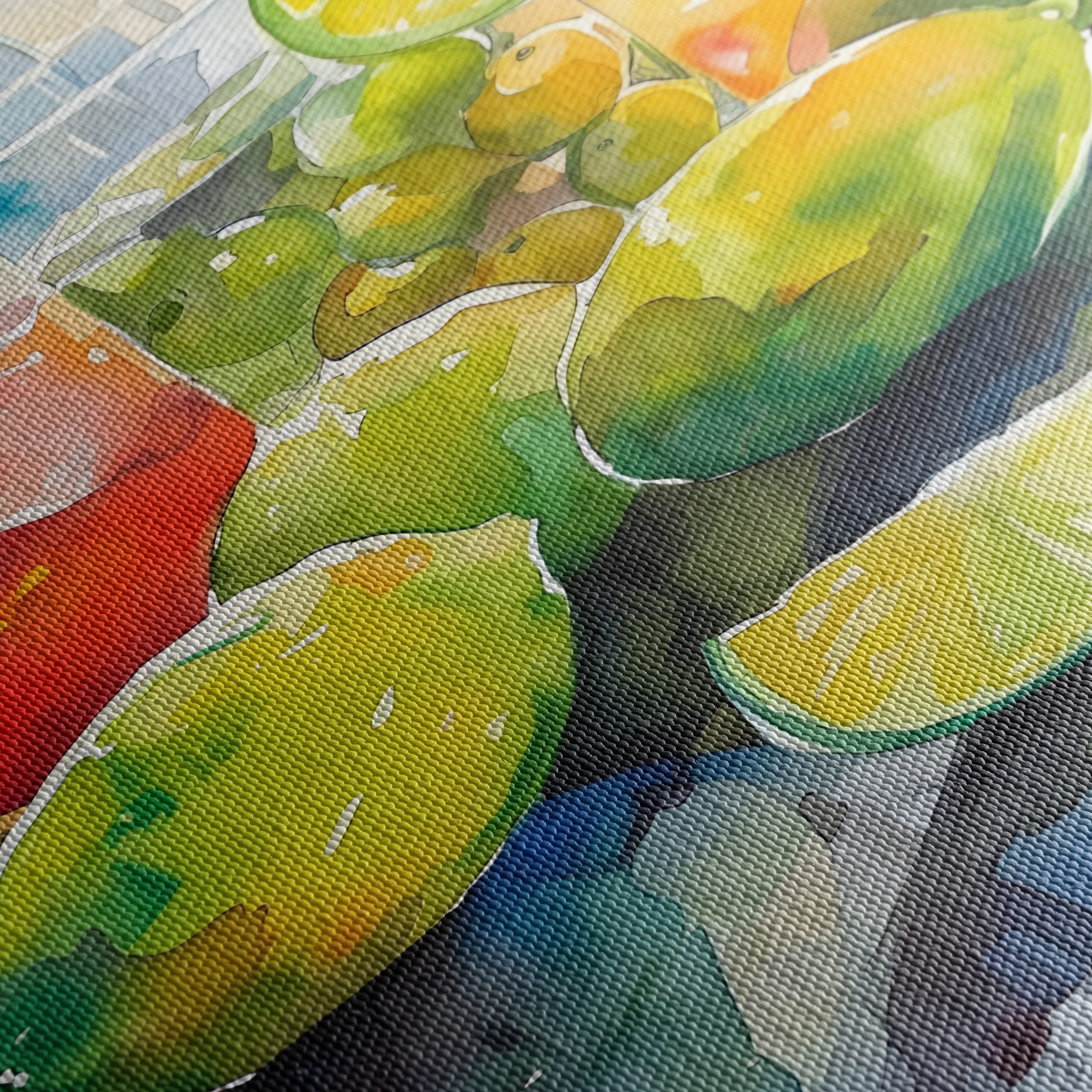 Vibrant Cocktail Still Life Artwork - Image 5