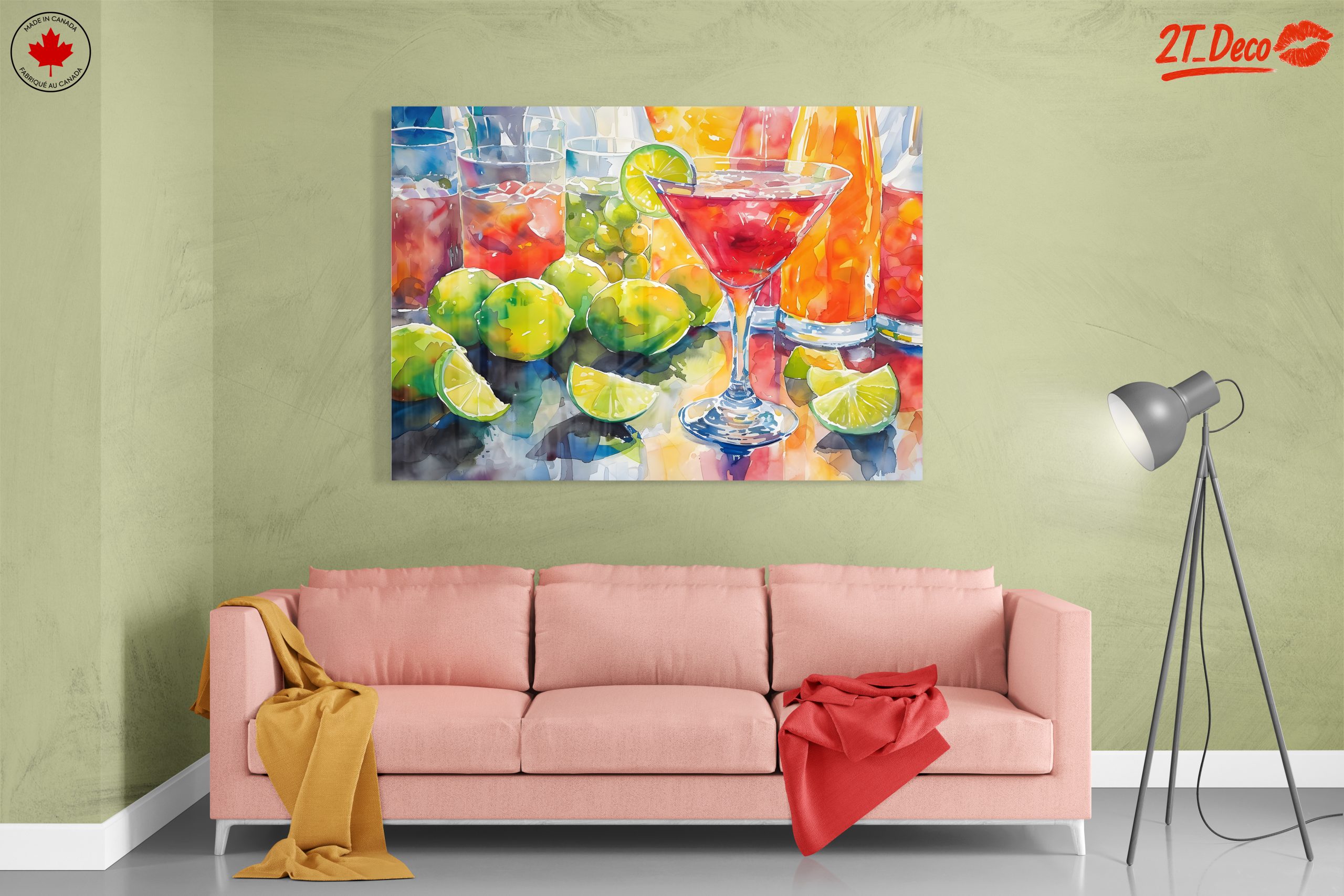 Vibrant Cocktail Still Life Artwork - Image 7