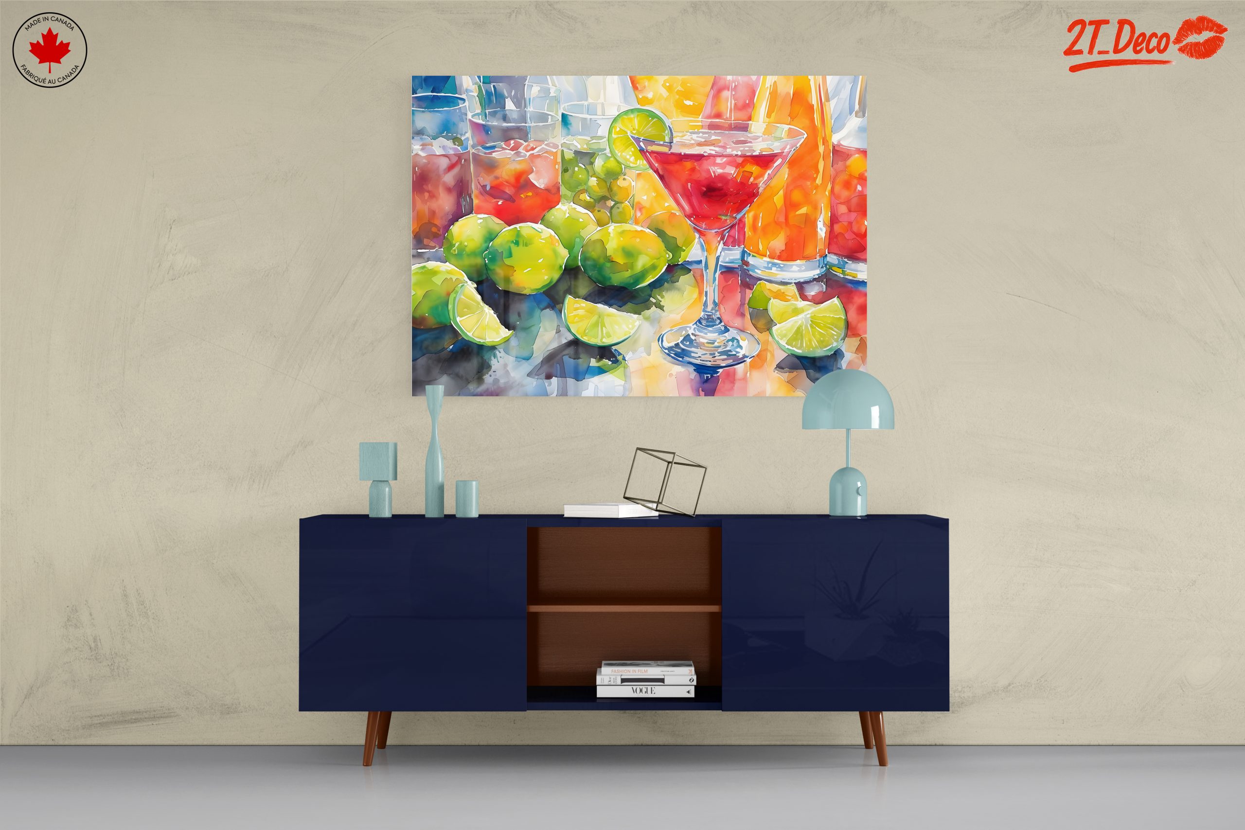 Vibrant Cocktail Still Life Artwork - Image 8