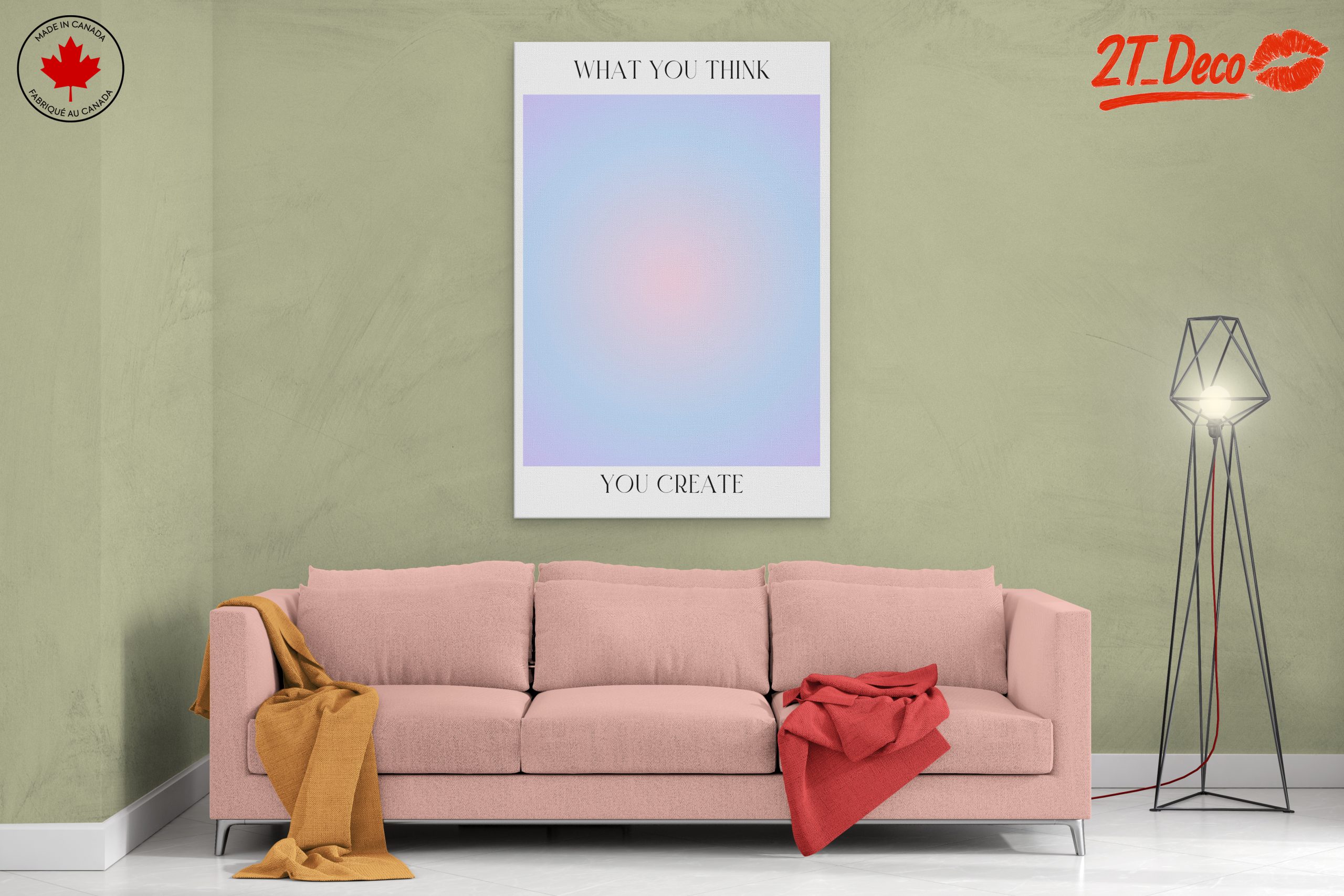 Inspirational Typography Art with Soft Colors - Image 2