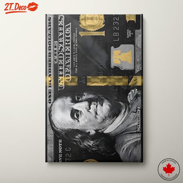 Creative Money Art Featuring Benjamin Franklin