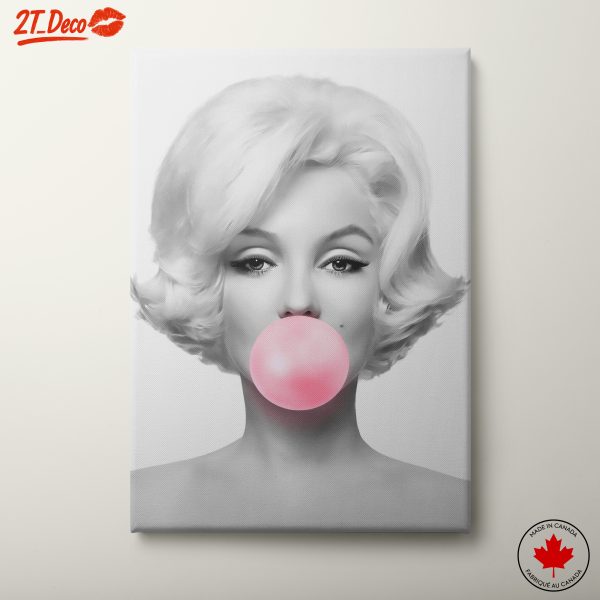 Marilyn Monroe Bubble Gum Portrait