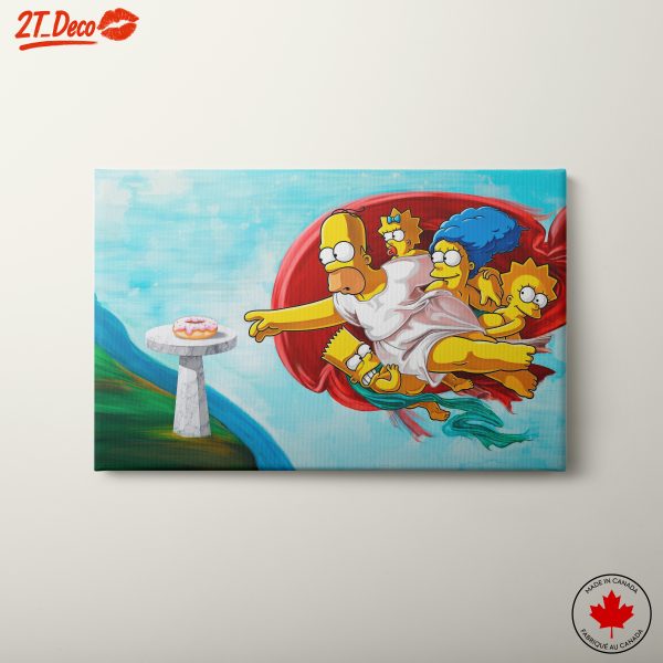 Homer Simpson and Family Artwork