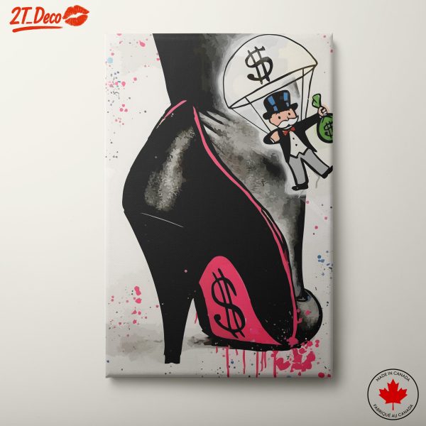 Stylish Millionaire Art with Dollar Symbol