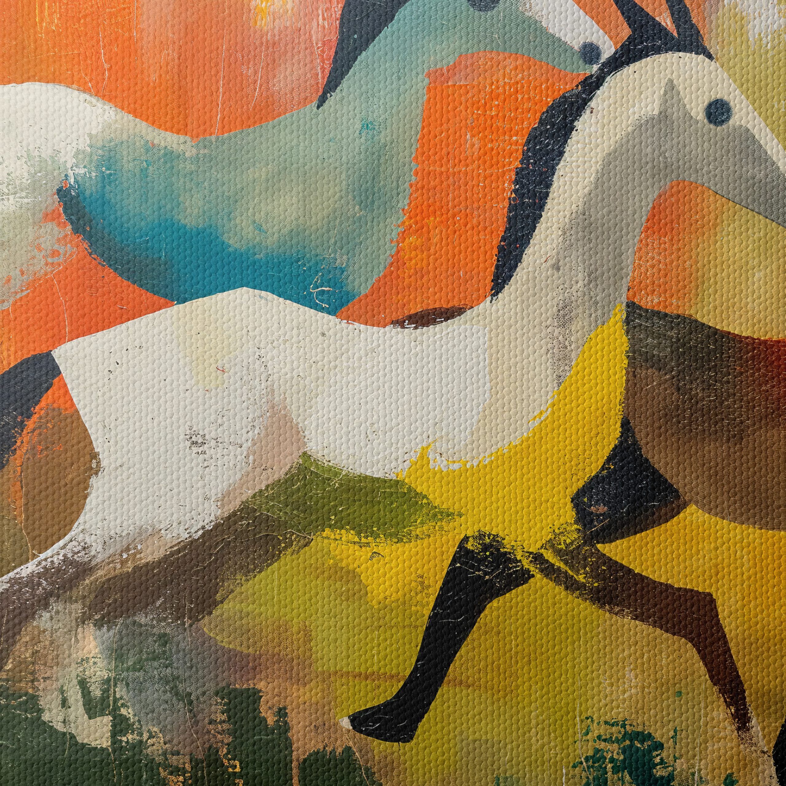 Stylized Horses in Bold Colors - Image 4