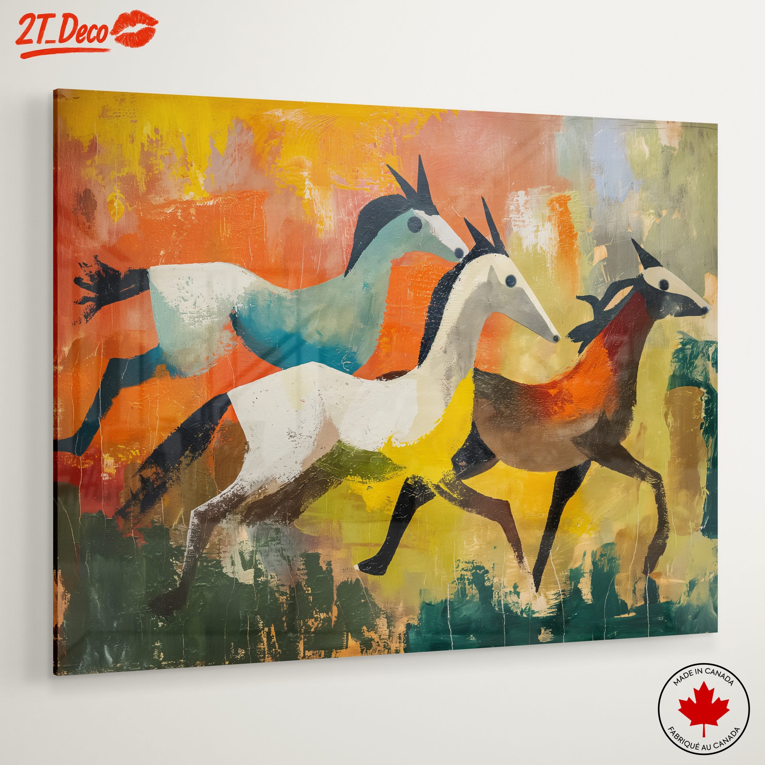 Stylized Horses in Bold Colors - Image 6