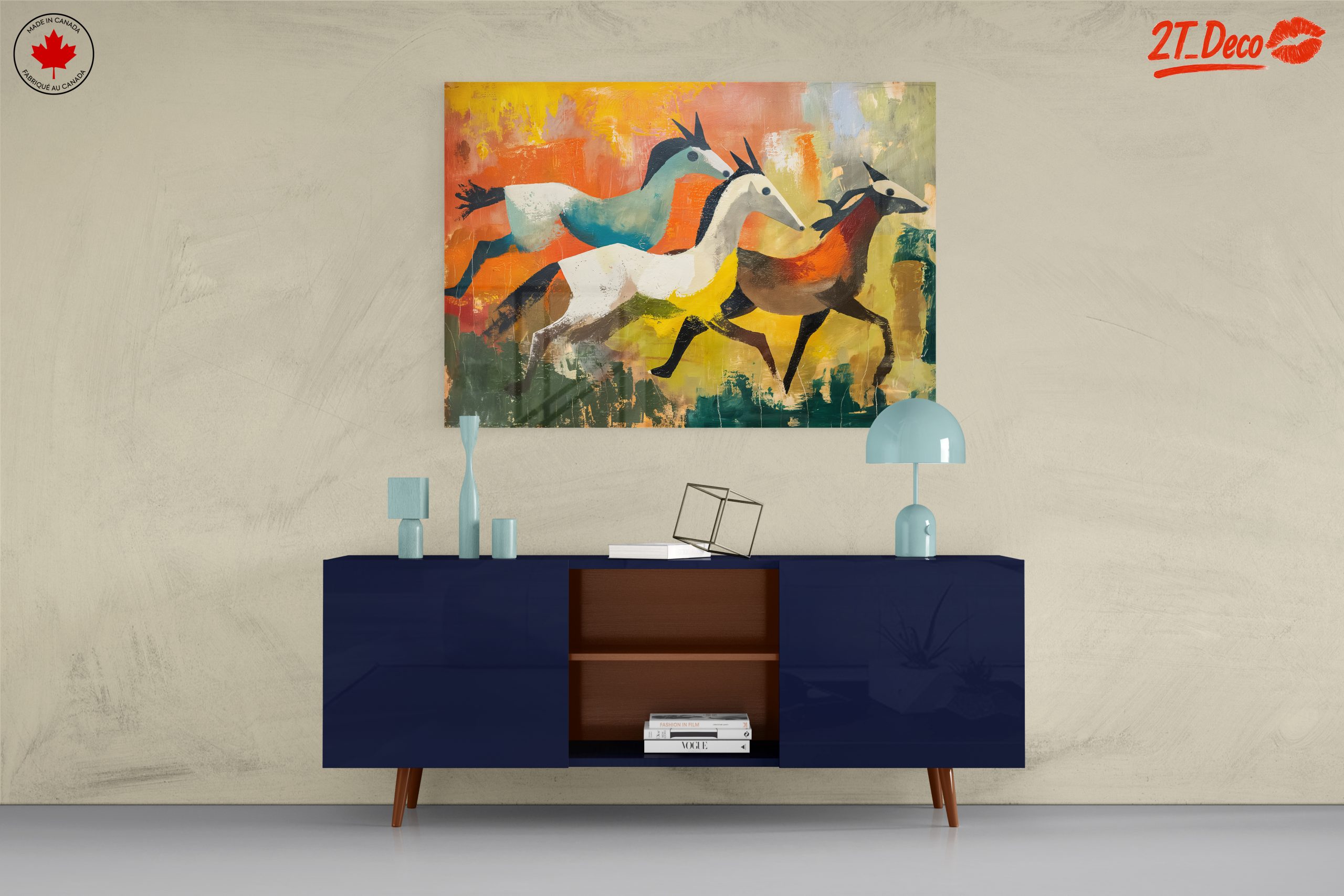 Stylized Horses in Bold Colors - Image 8