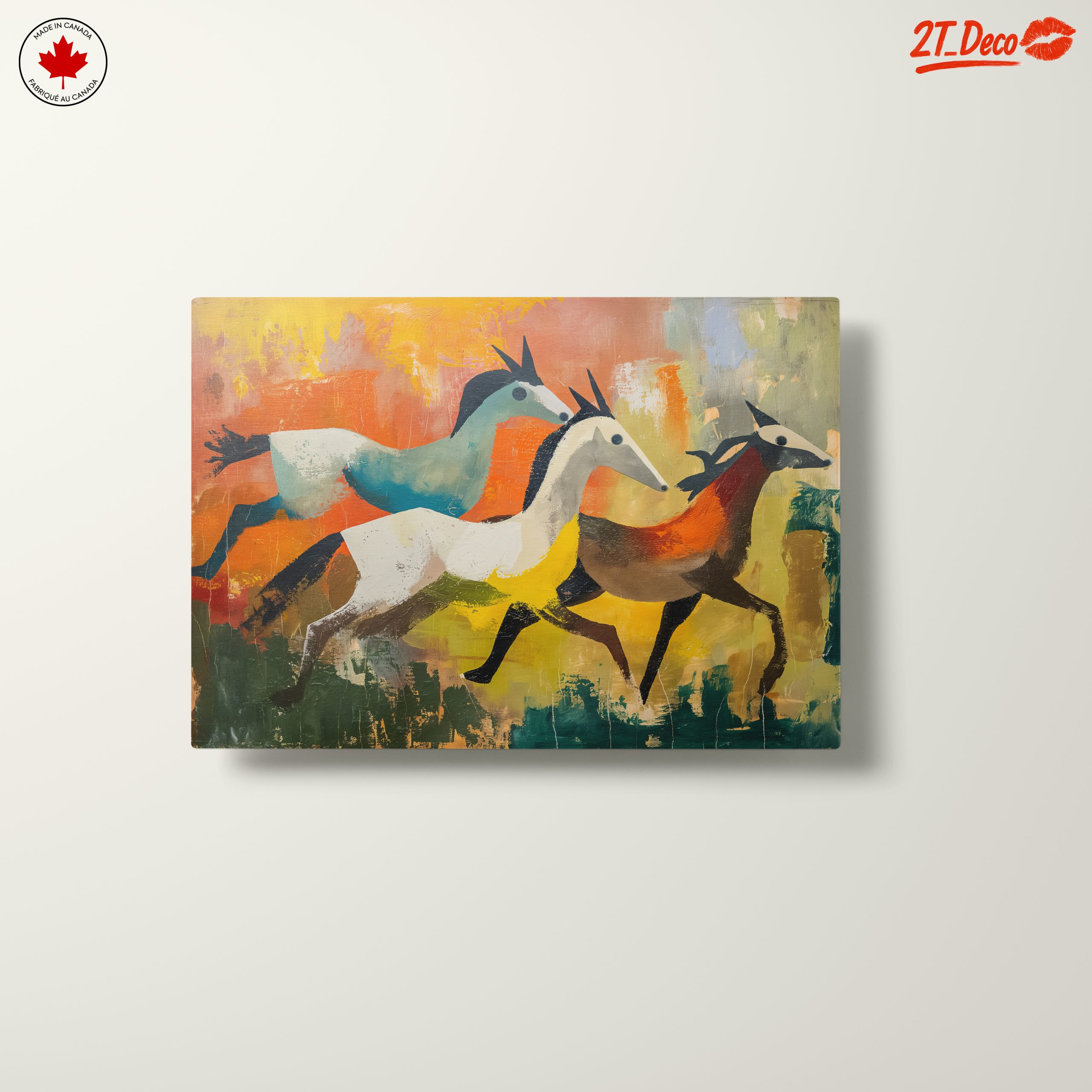 Stylized Horses in Bold Colors - Image 10