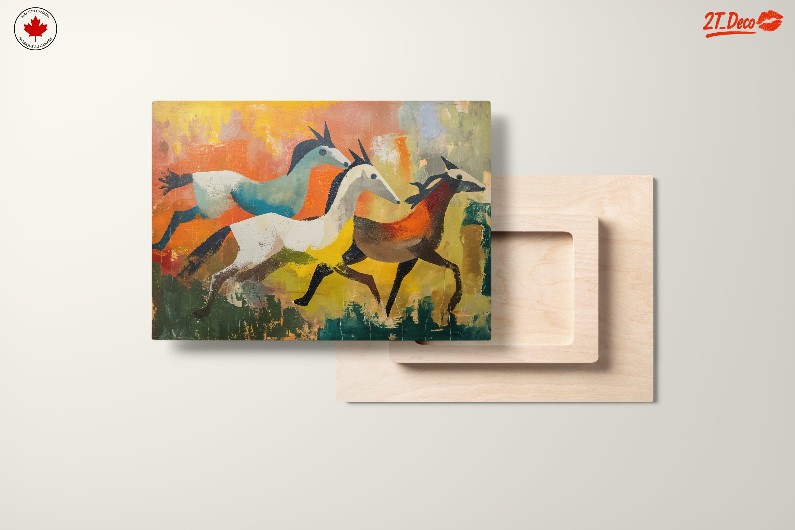Stylized Horses in Bold Colors - Image 11