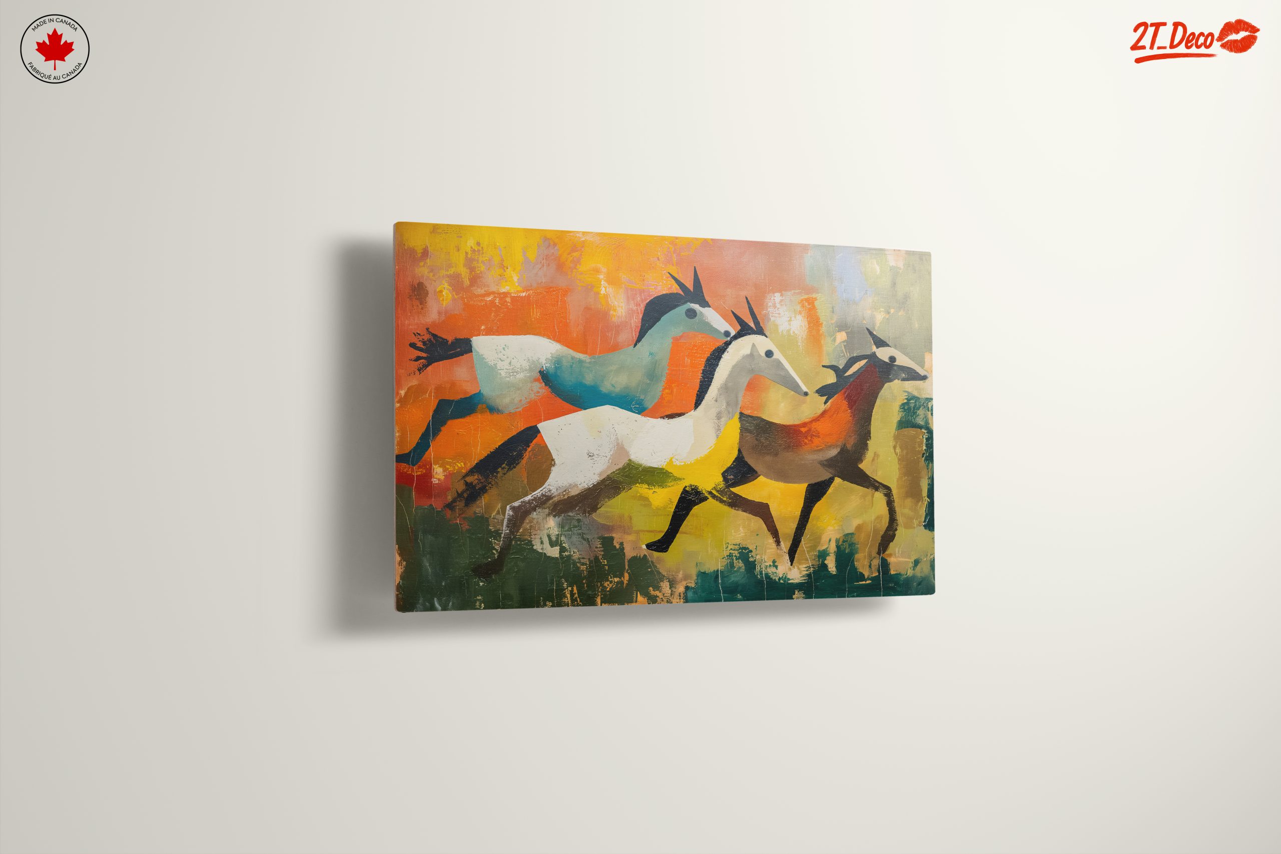 Stylized Horses in Bold Colors - Image 13
