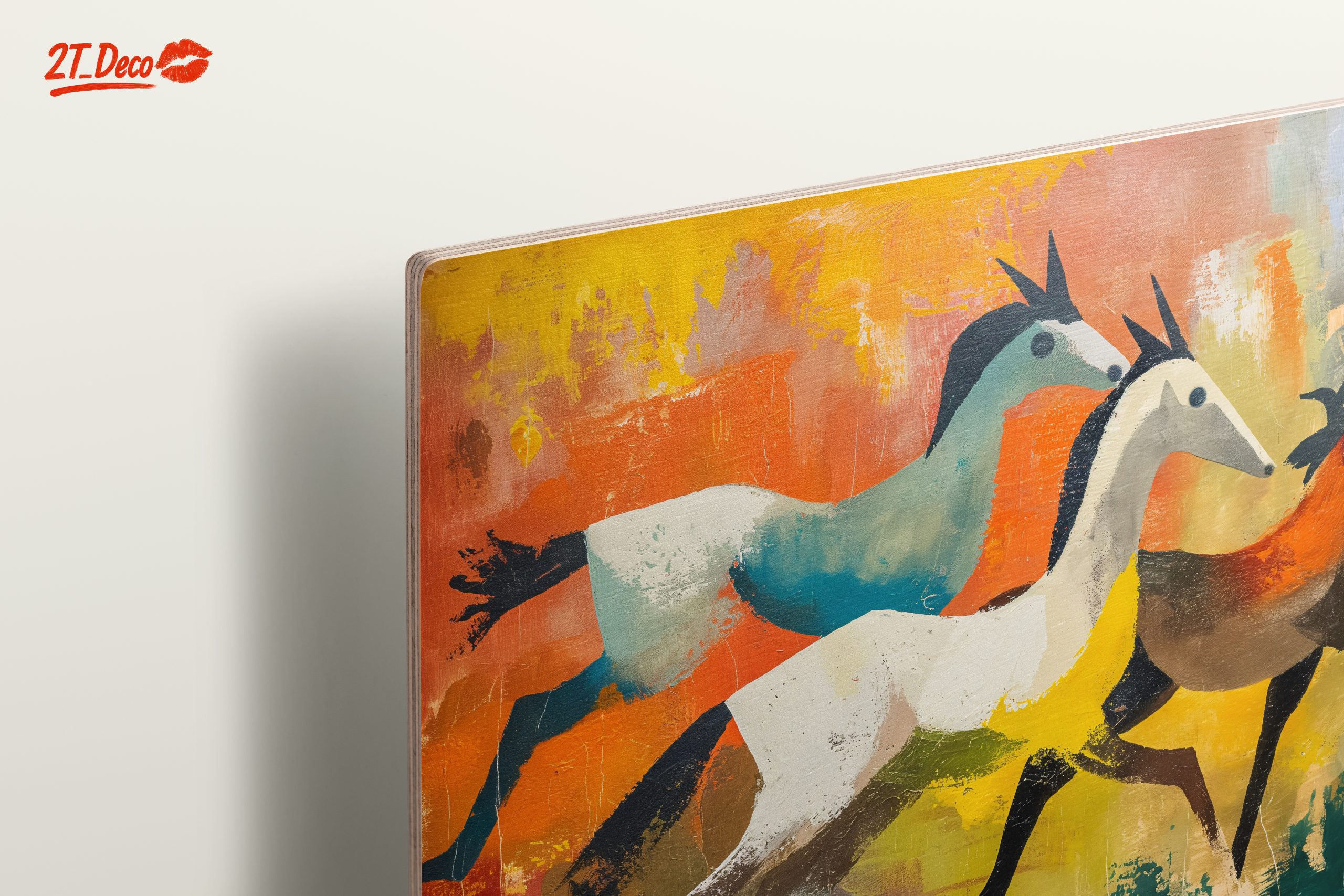Stylized Horses in Bold Colors - Image 15