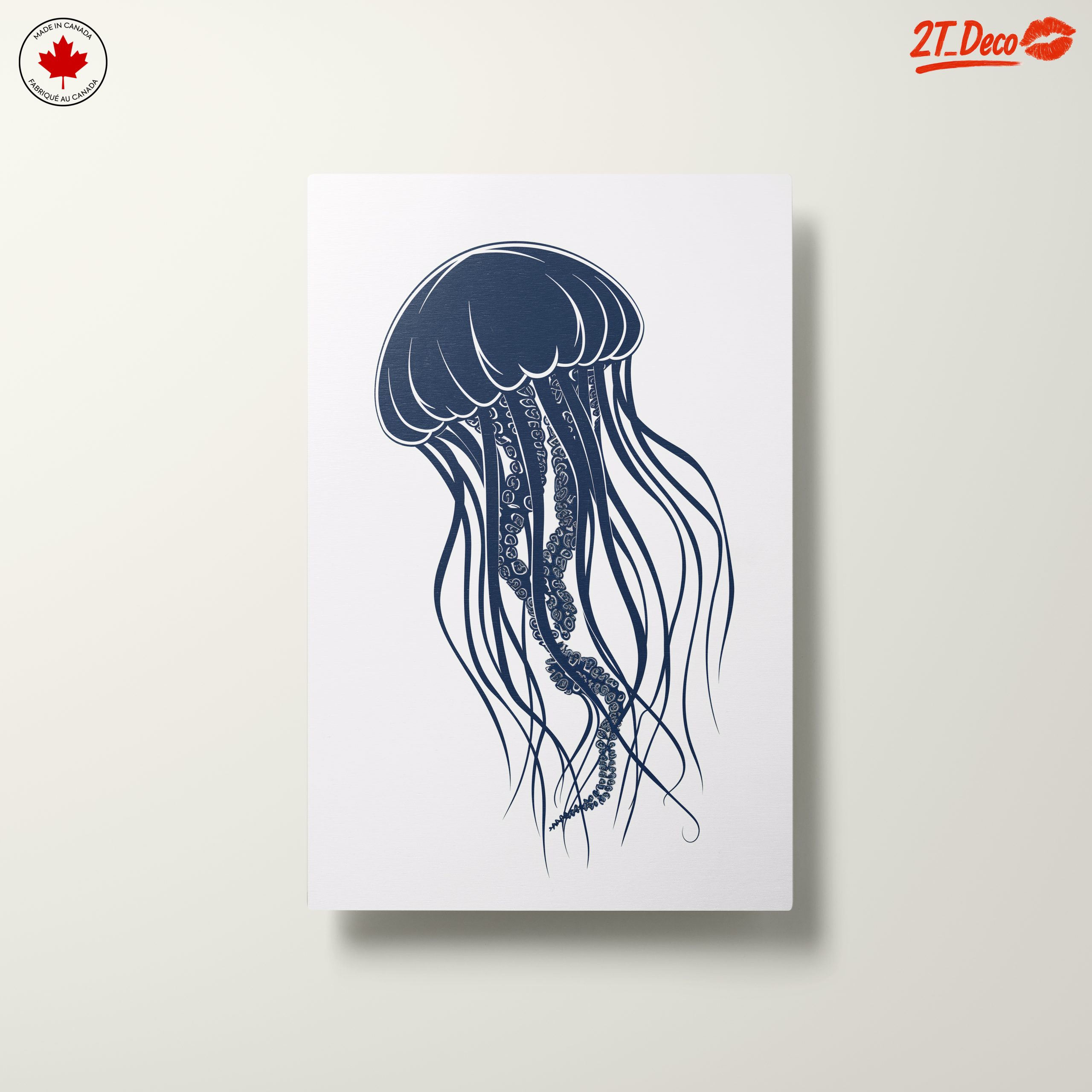 Stylized Jellyfish Art for Nautical Decor - Image 10