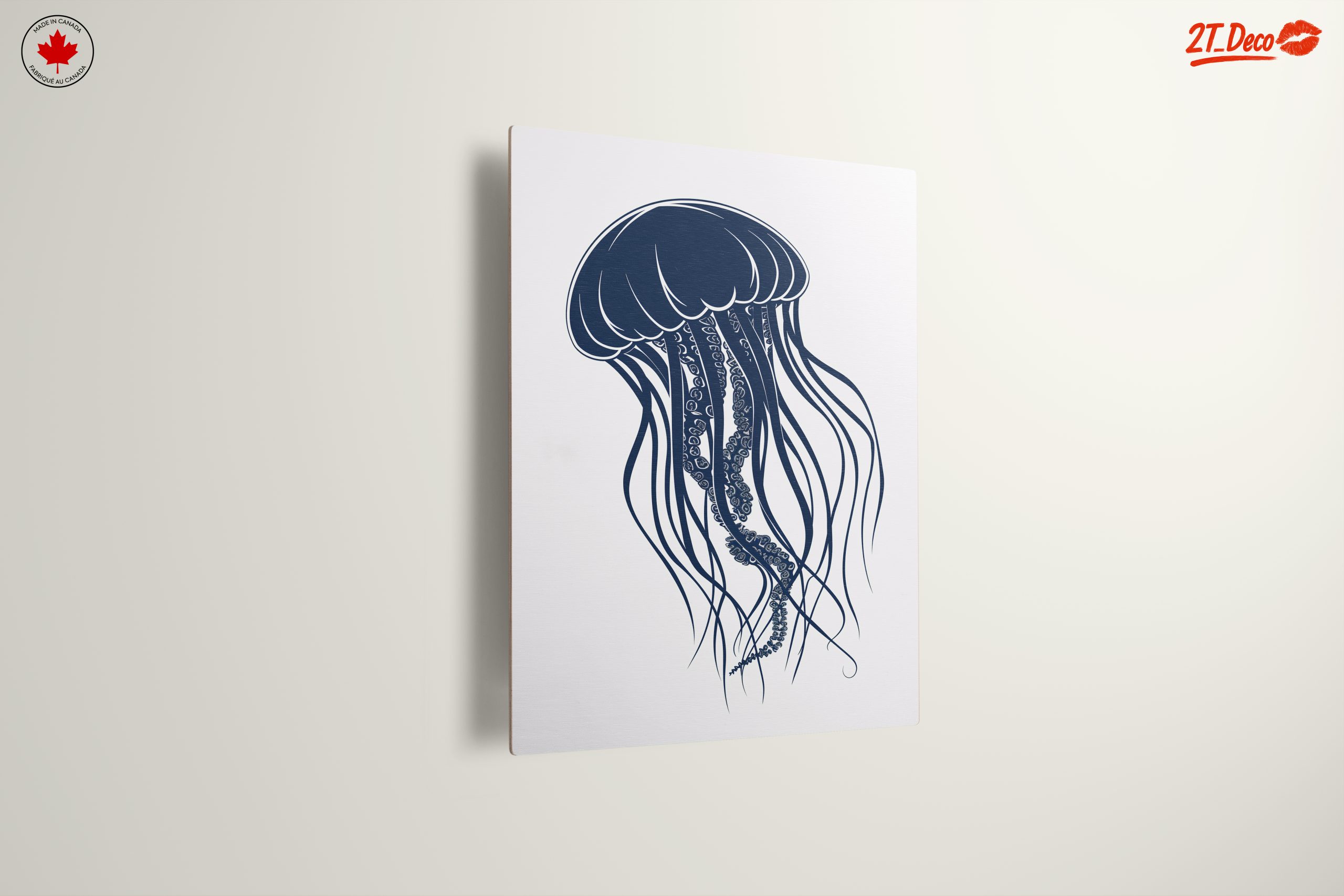 Stylized Jellyfish Art for Nautical Decor - Image 13