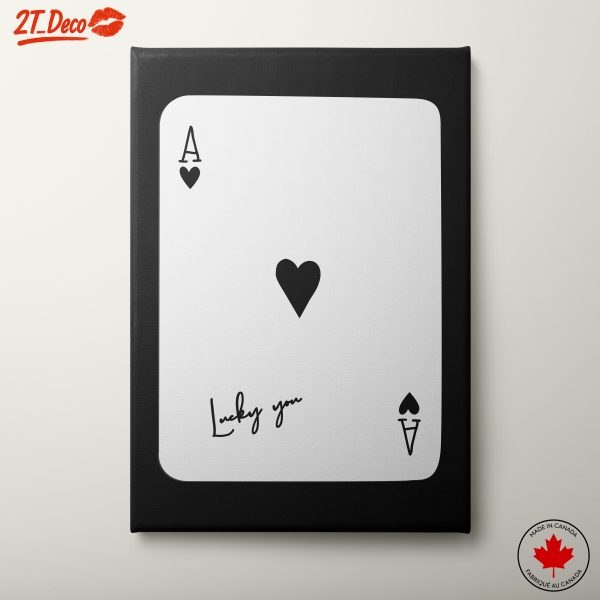 Ace of Hearts Playing Card Art 3