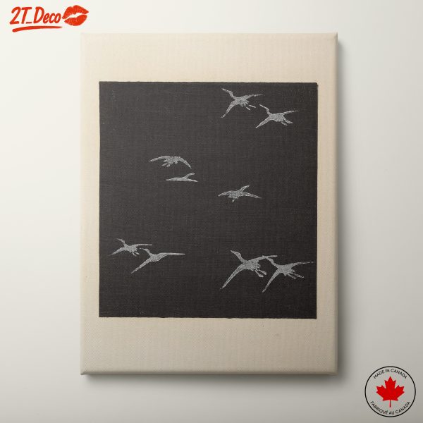 Stylized Birds in Motion
