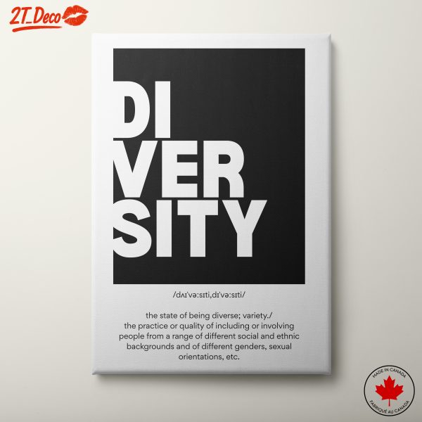 Diversity Inspirational Typography Art