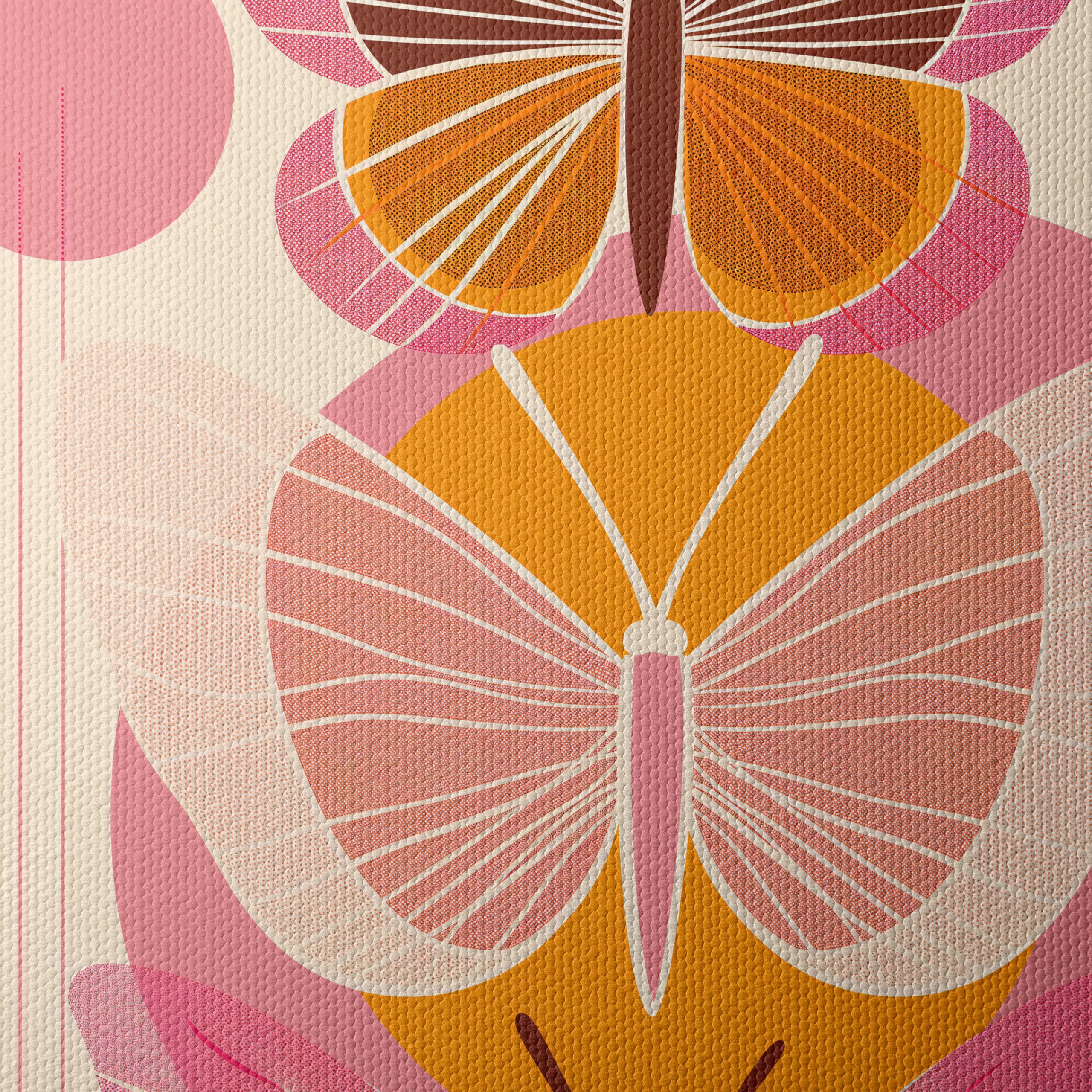 Stylized Butterflies Abstract Art - Image 4