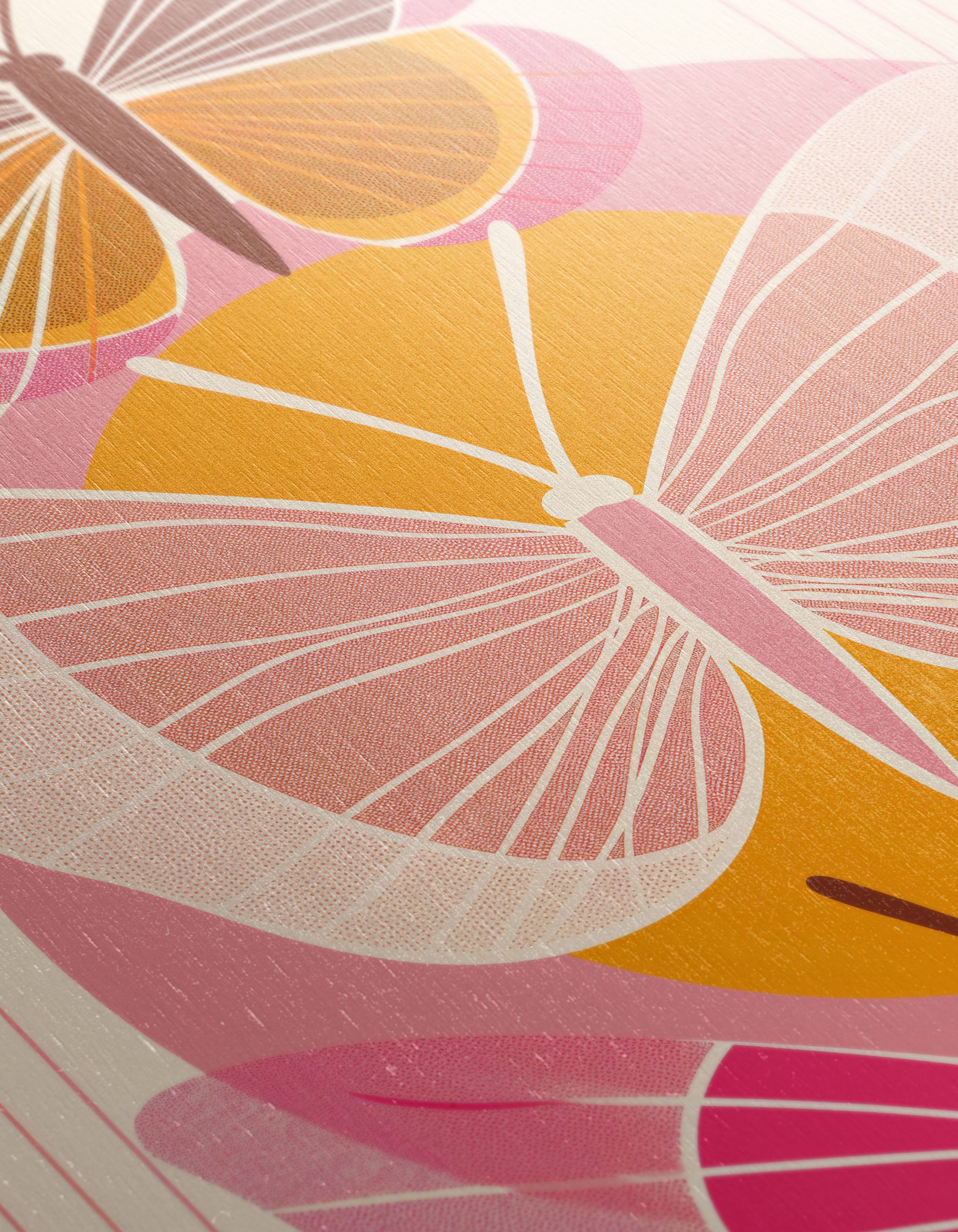 Stylized Butterflies Abstract Art - Image 12
