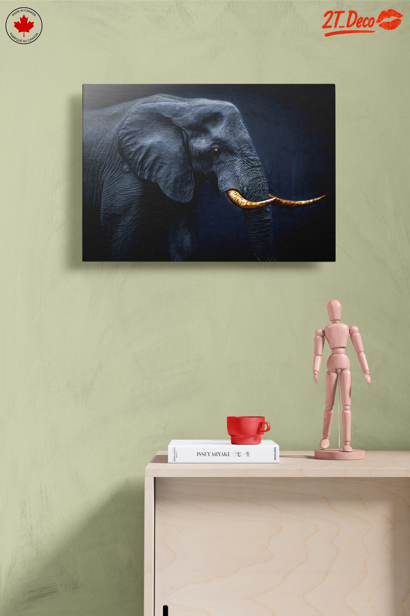 Realistic Elephant Wall Art - Image 14