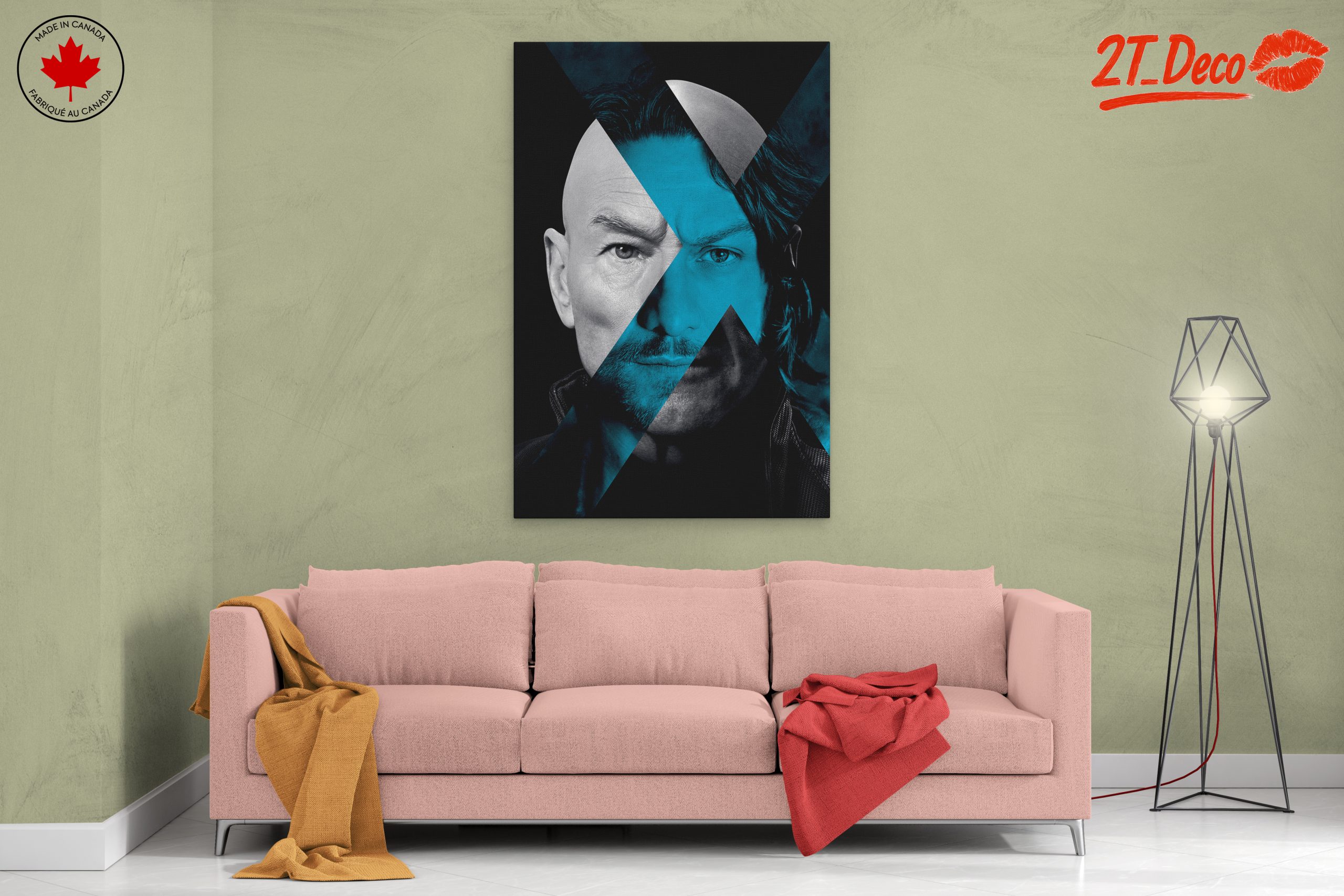 X-Men Character Art with Blue Accents - Image 2