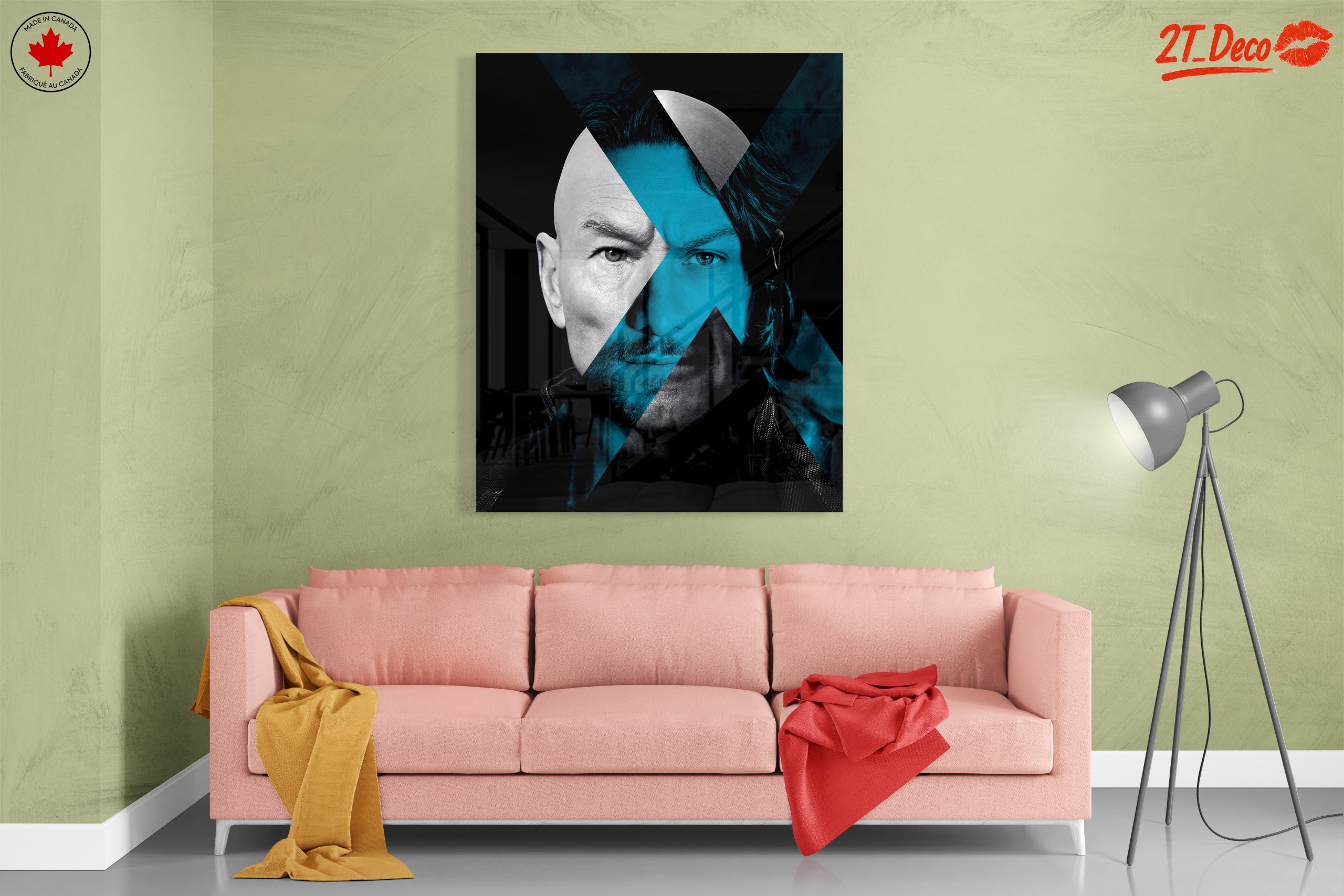 X-Men Character Art with Blue Accents - Image 7