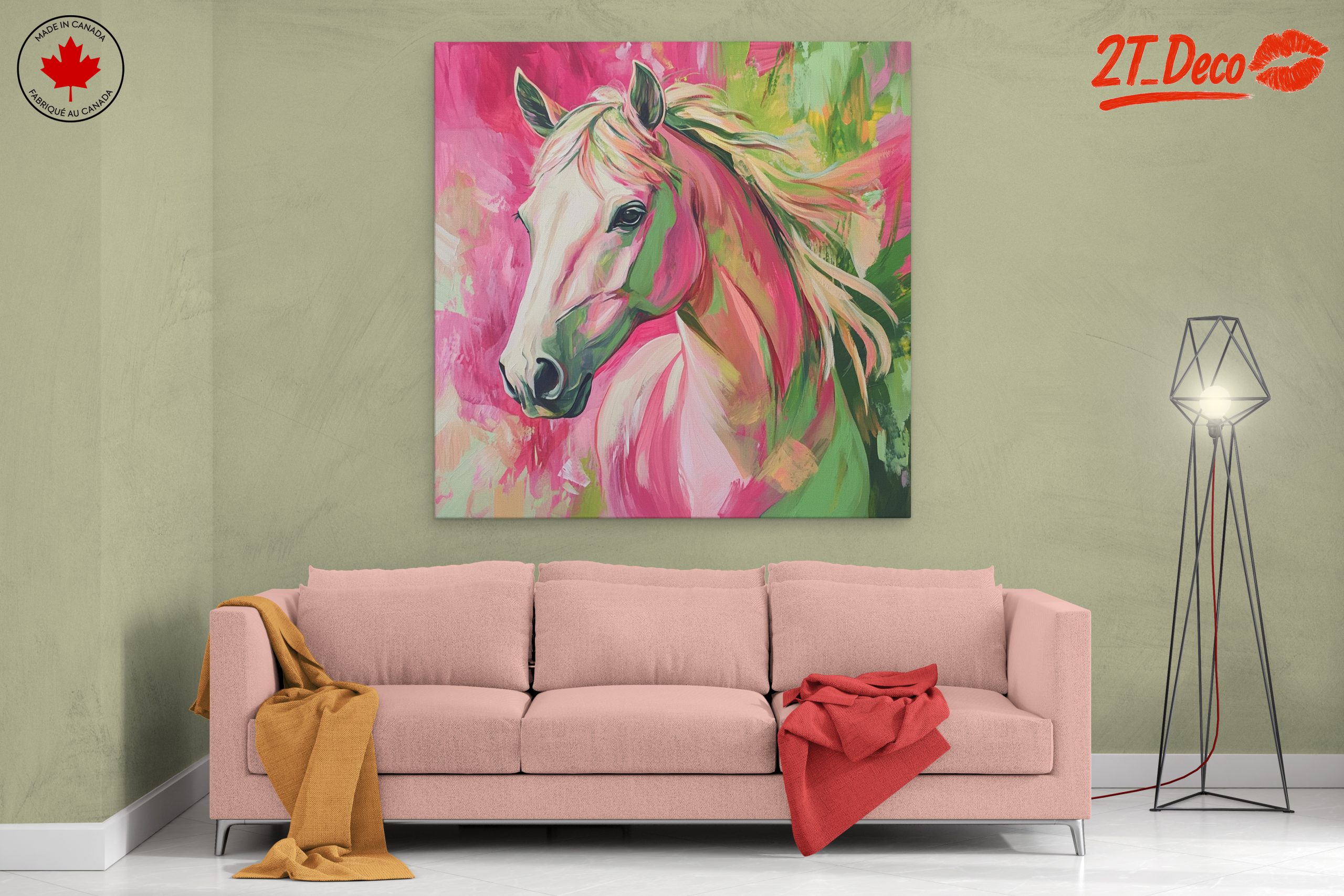 Vibrant Stylized Horse Character Art - Image 2