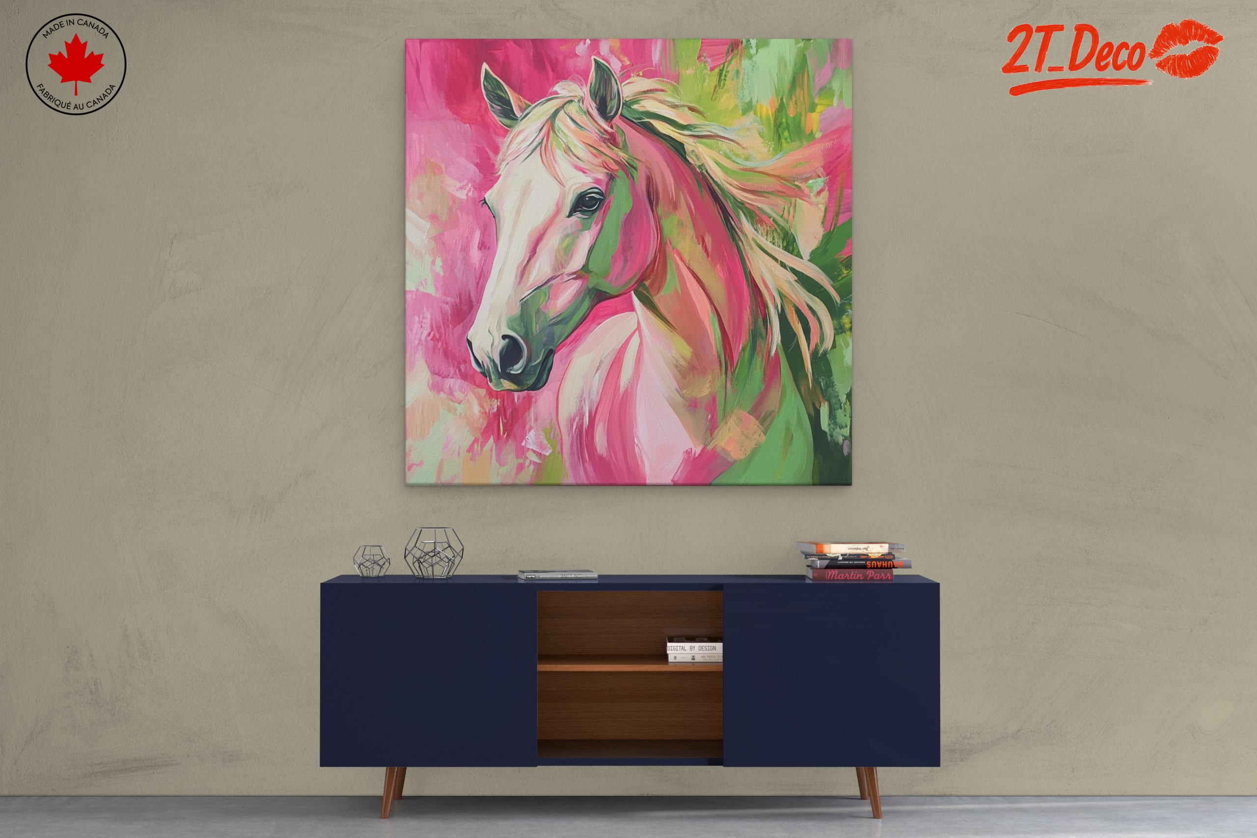 Vibrant Stylized Horse Character Art - Image 3