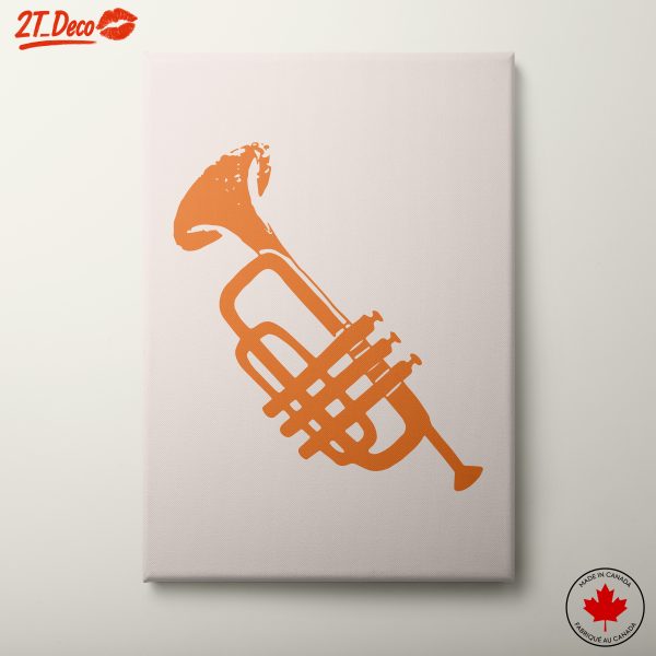 Stylized Musical Instrument Artwork