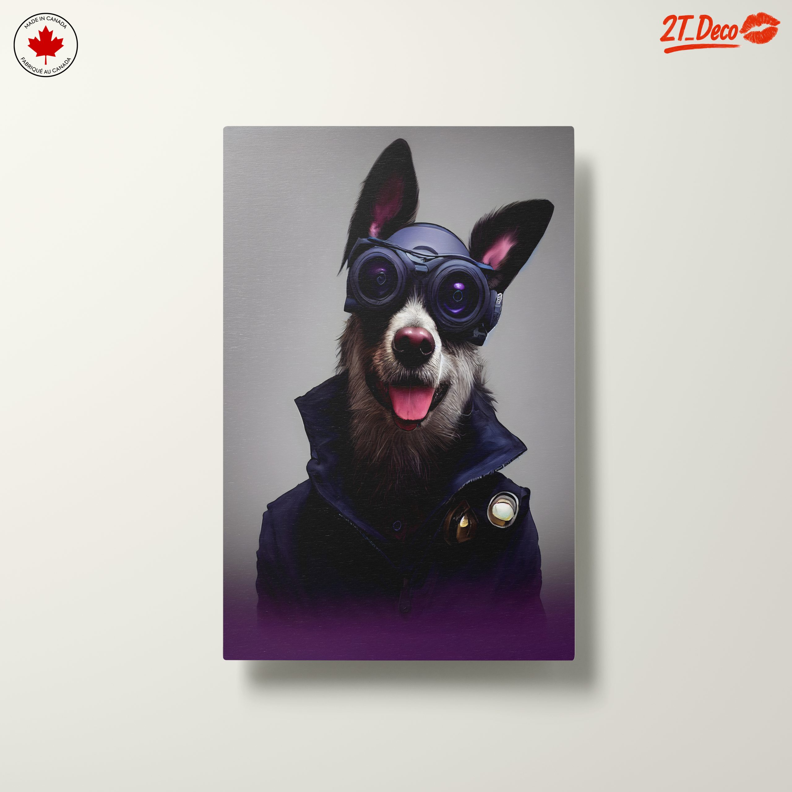 Stylized Dog Portrait with Goggles - Image 10
